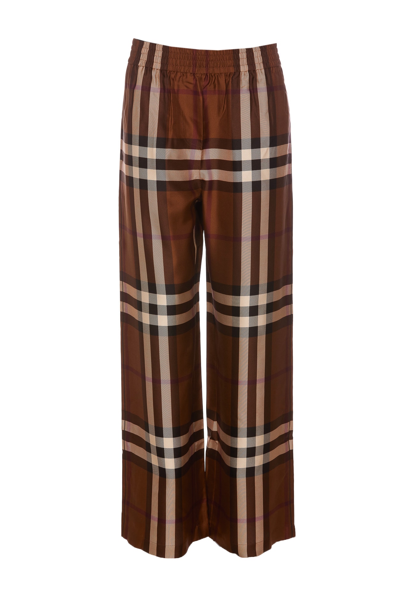 BURBERRY ALEX CHECK MOTIF PANTS