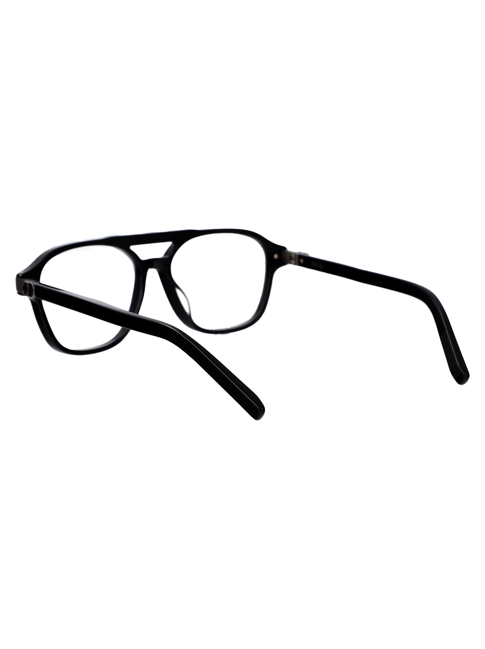 Shop Dior Cd Icono N1i Glasses In 1000 Shiny Black