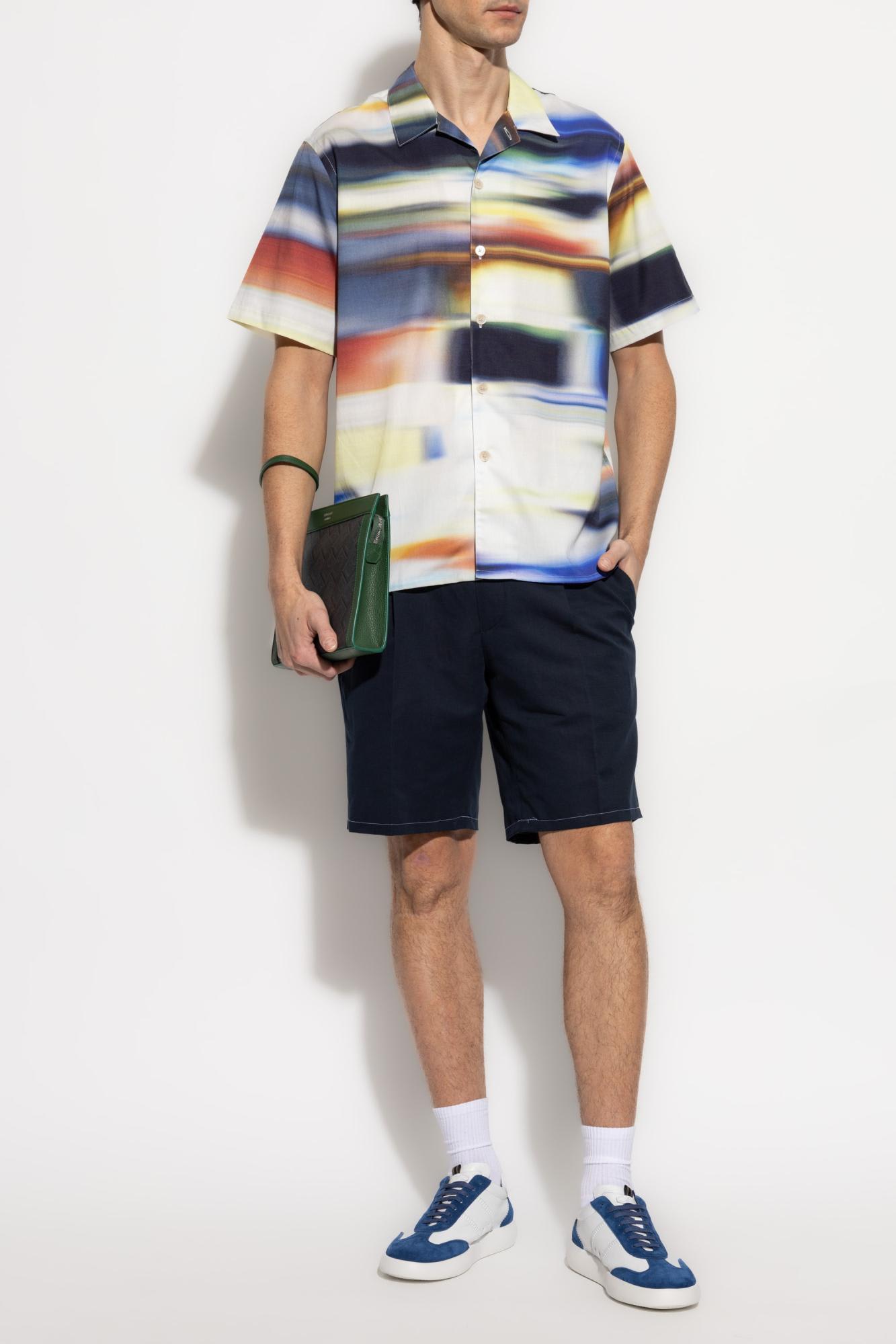 Ps By Paul Smith Ps Paul Smith Bowling Shirt In Multicolour