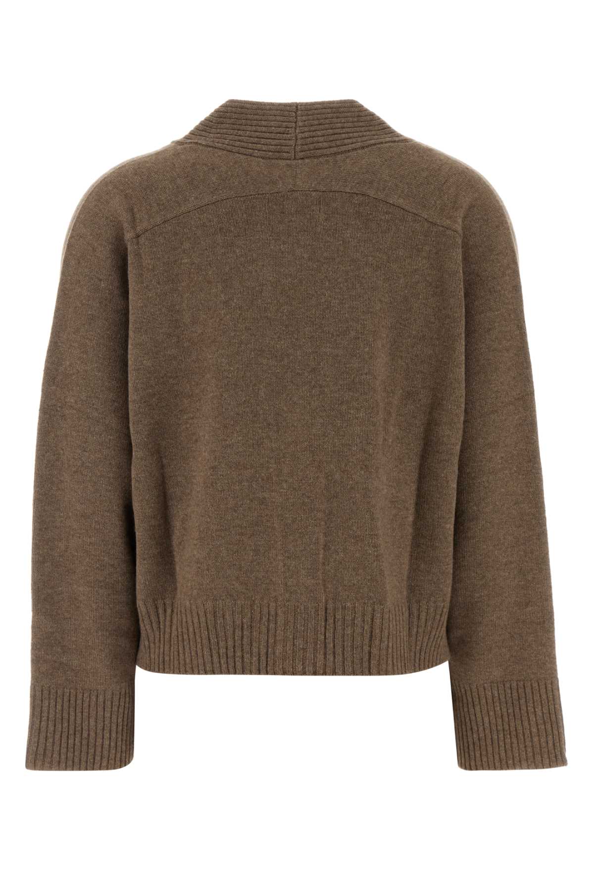 Loulou Studio Loulou Biscuit Cashmere Oversize Kaia Cardigan In Brown