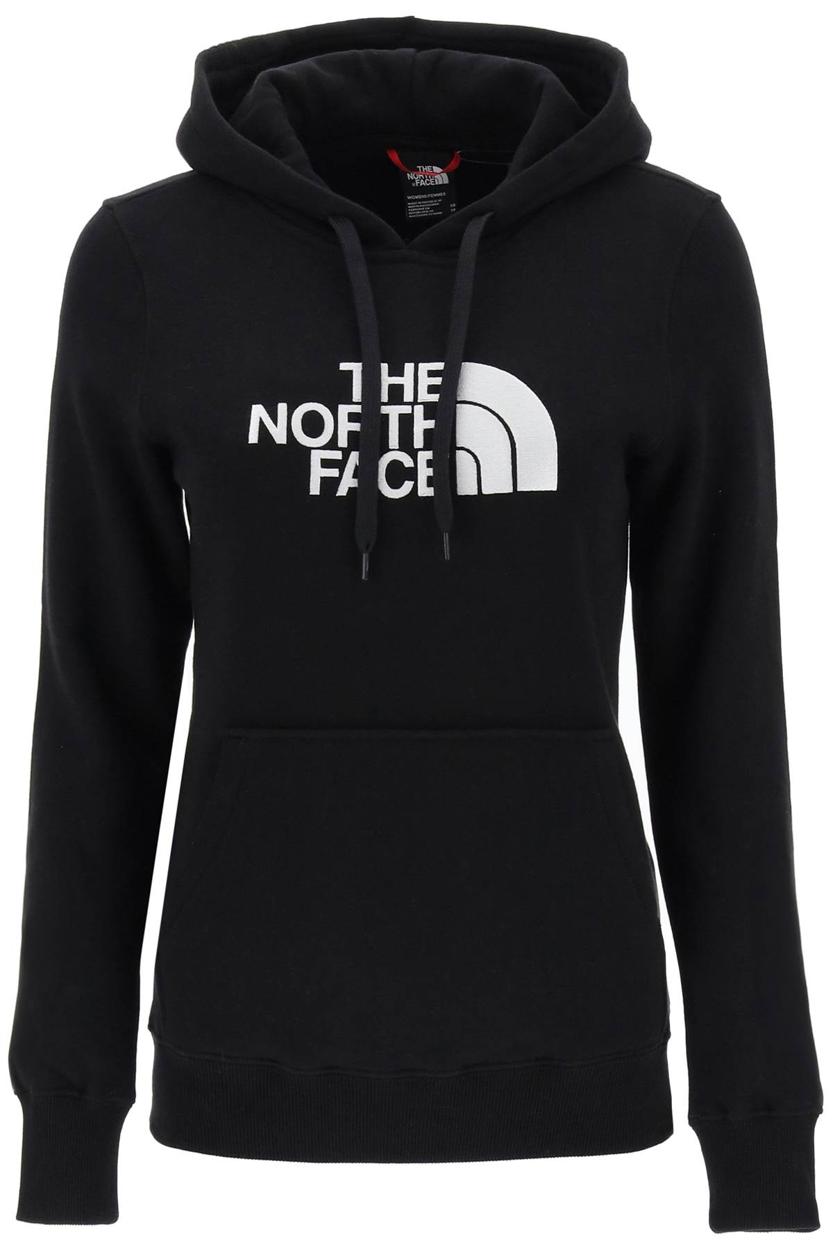 Shop The North Face Drew Peak Hoodie With Logo Embroidery In Tnf Black (black)