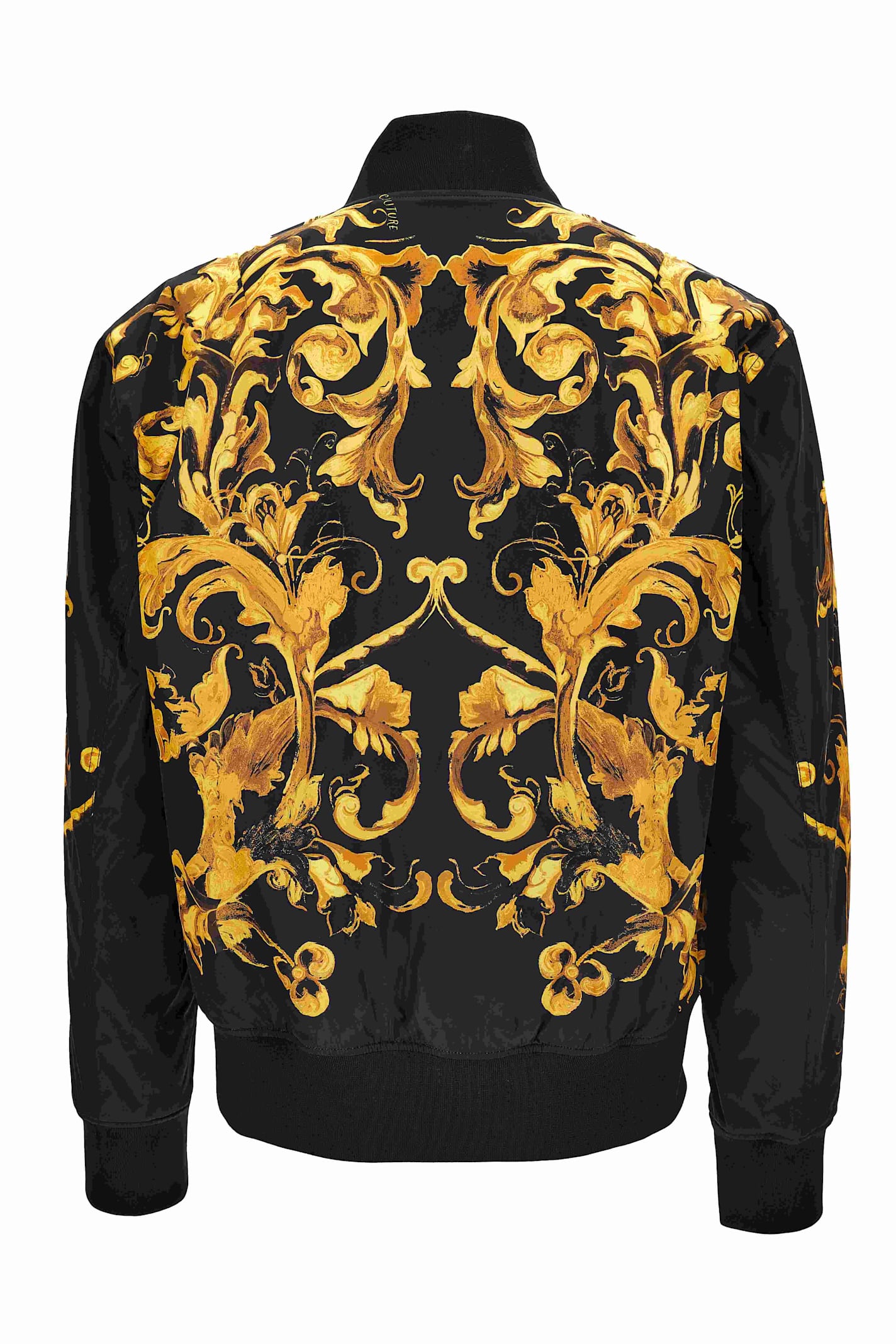 Versace Jeans Couture Baroque-print Bomber Jacket In Multi