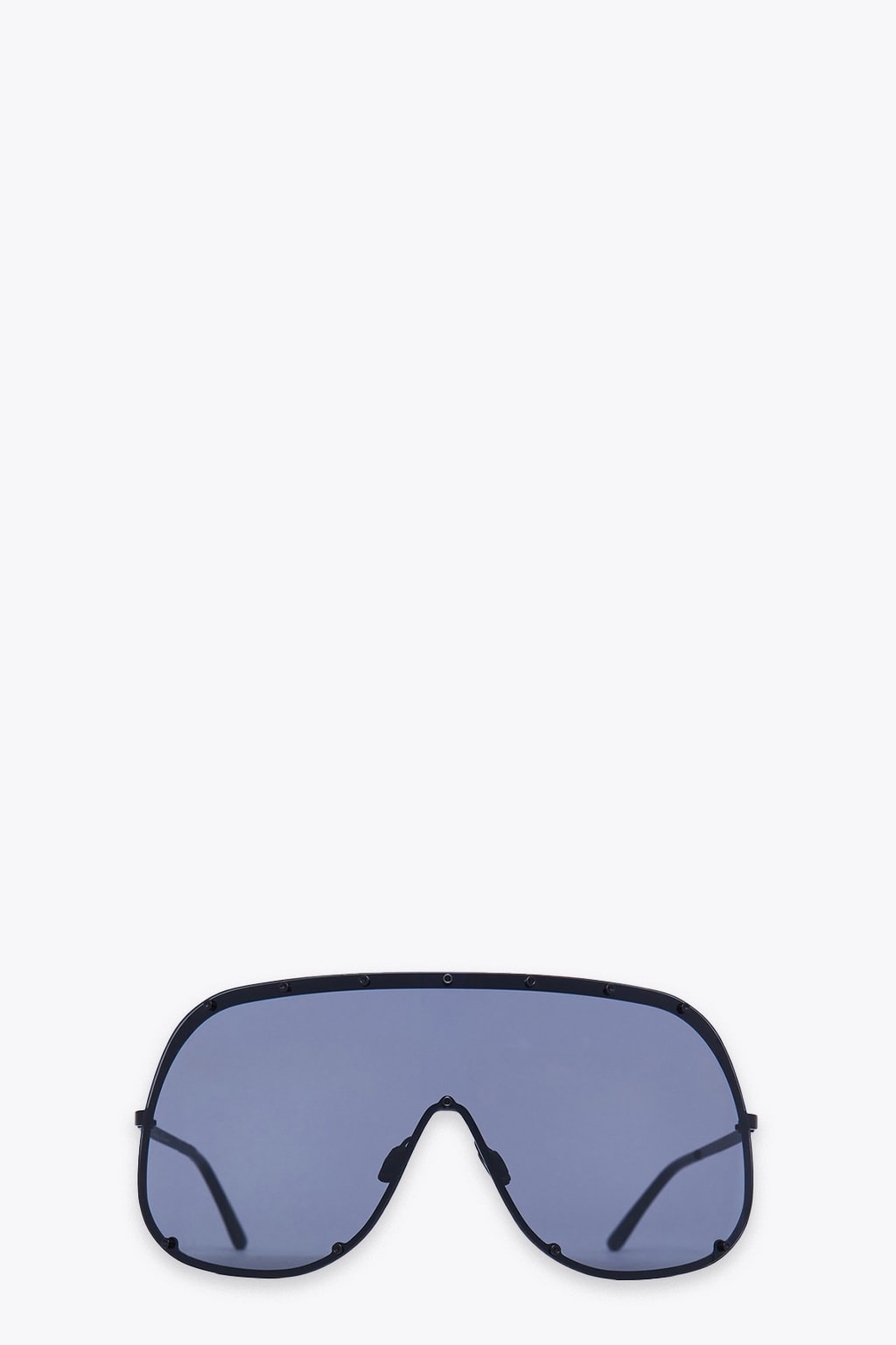Rick Owens Shield Frame Sunglasses In Nero