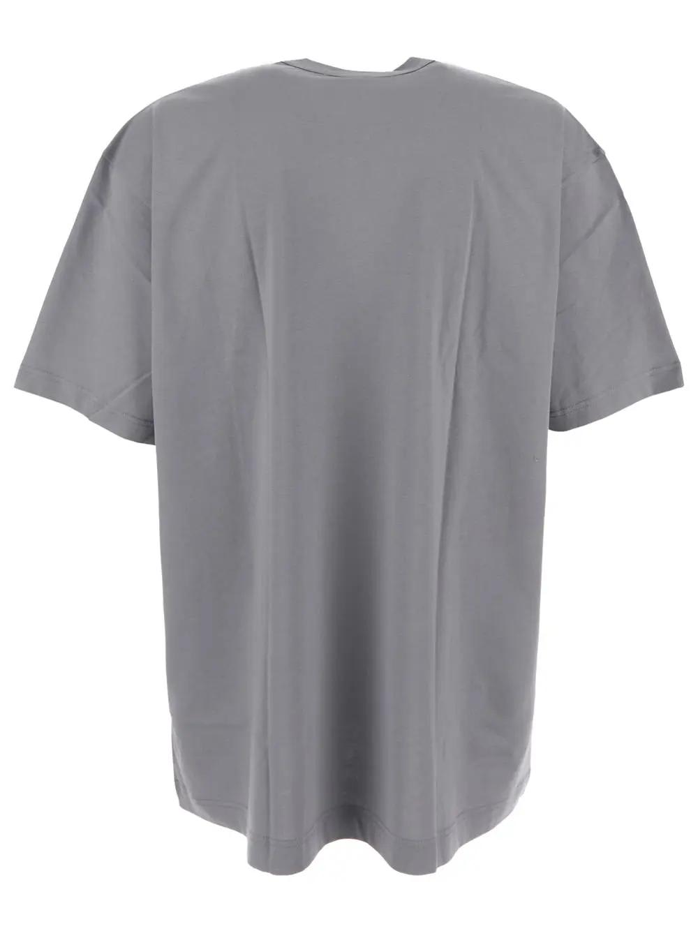 Shop Comme Des Garçons Shirt Logo T-shirt T-shirt In Grey