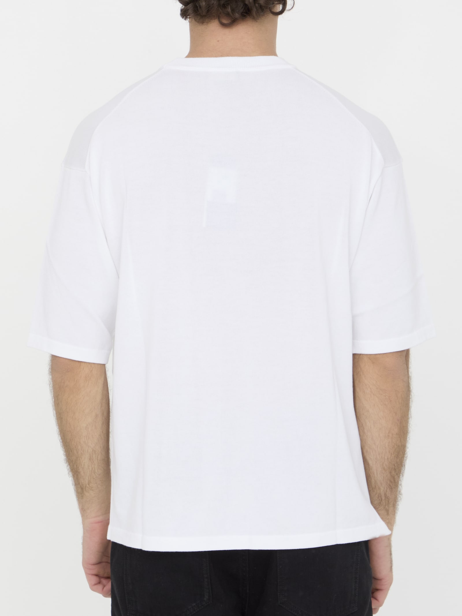 Shop Roberto Collina Cotton T-shirt In White