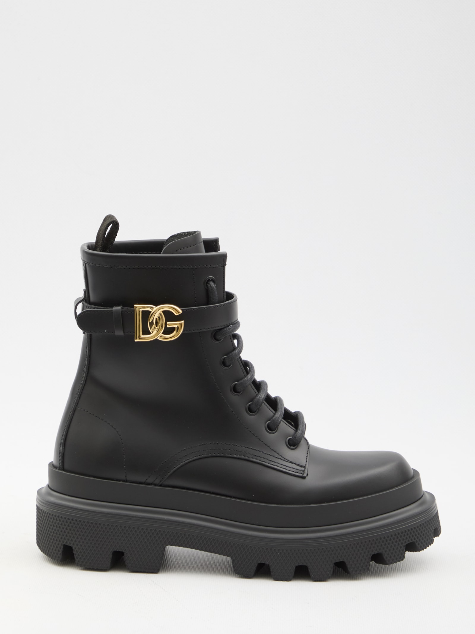 Shop Dolce & Gabbana Dg Ankle Boots In Black