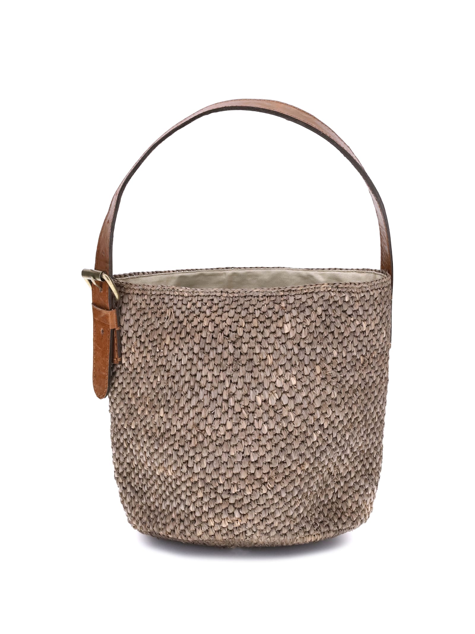 Ibeliv Raffia Lova Bucket Bag