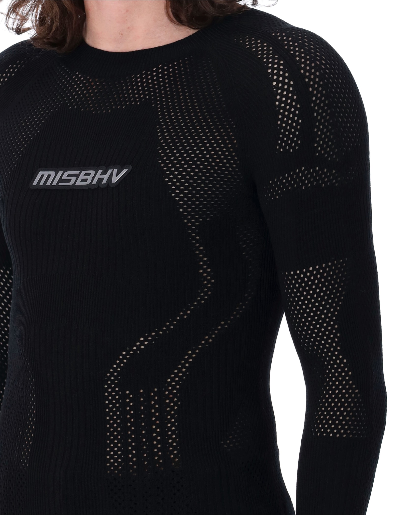 Shop Misbhv Future Sport Top In Black