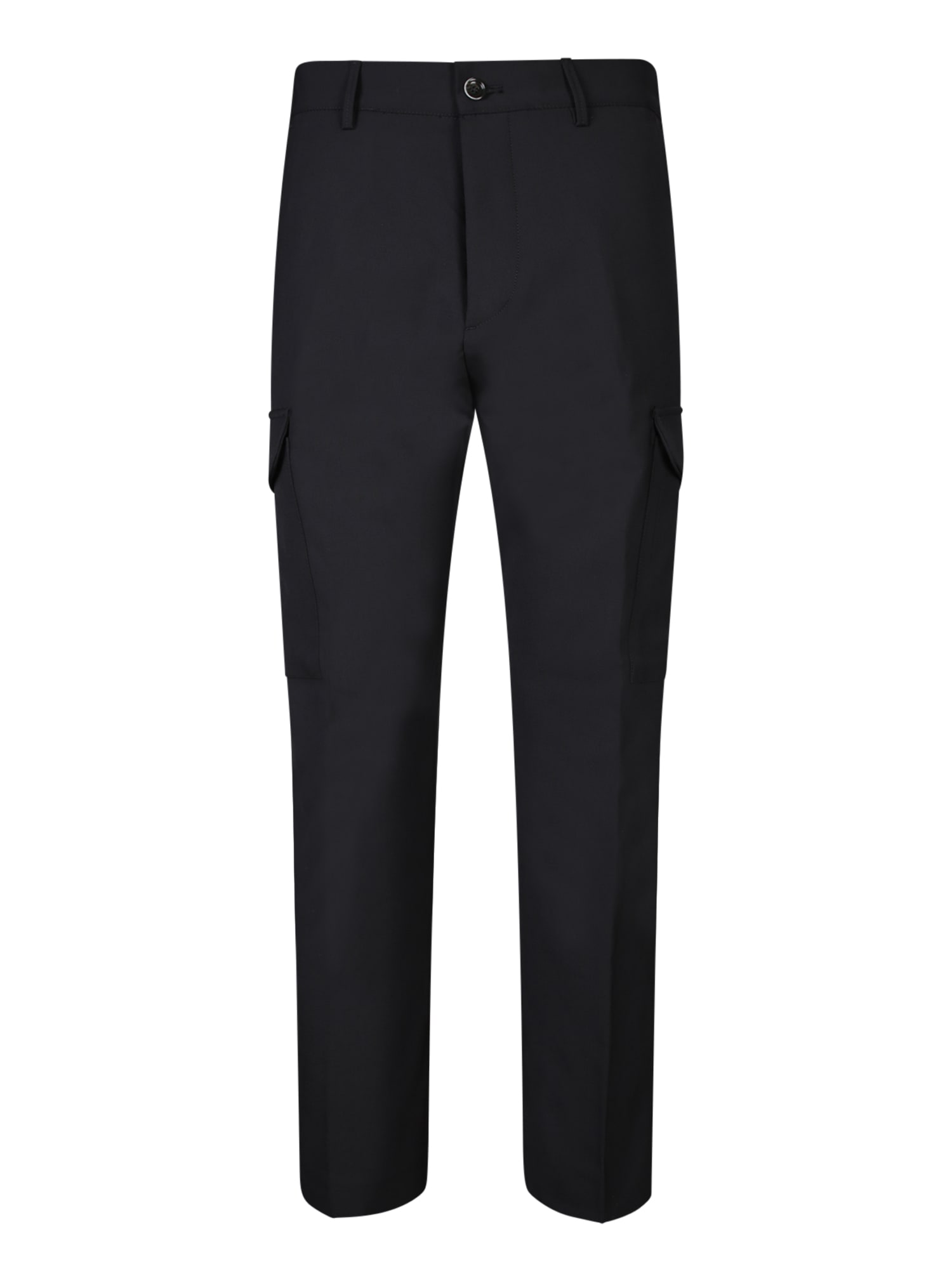 Shop Nine In The Morning Black Cargo Trousers