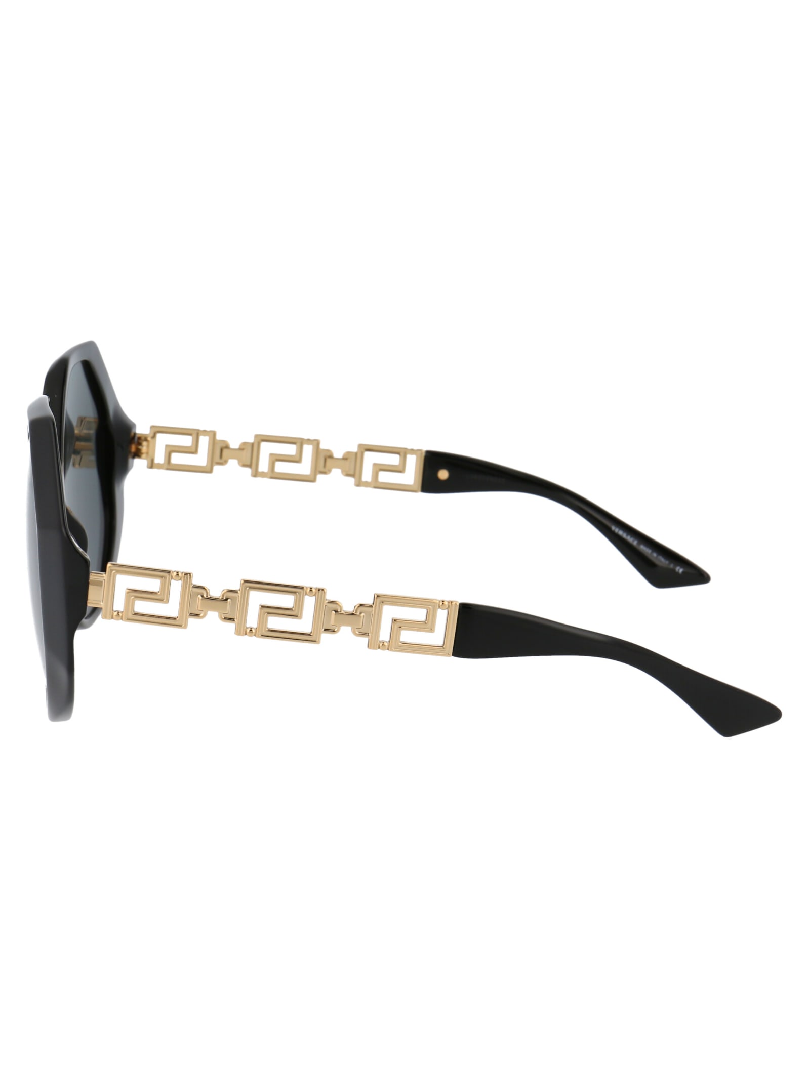 Shop Versace 0ve4395 Sunglasses In 534587 Black