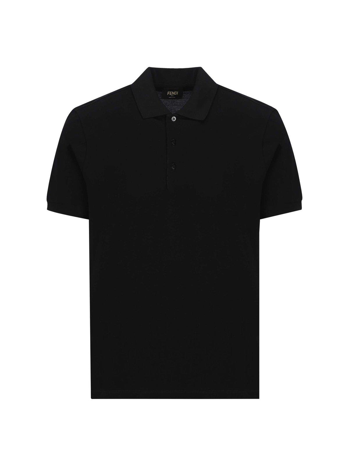 Fendi Basic Short-sleeved Polo Shirt