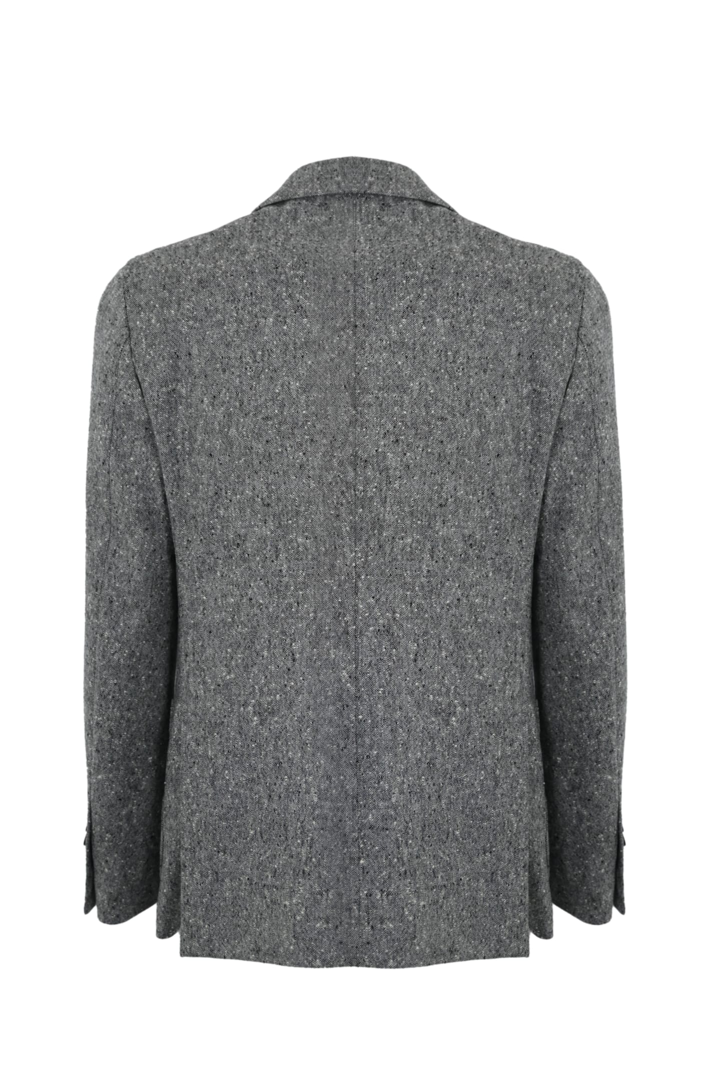 Shop Lardini Special Line Drop 7 Wool Jacket In Grigio