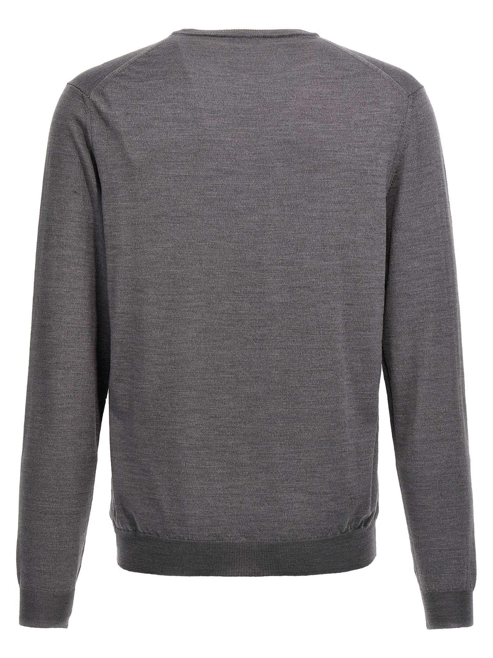 Shop Zanone Flew Wool Sweater In Gray