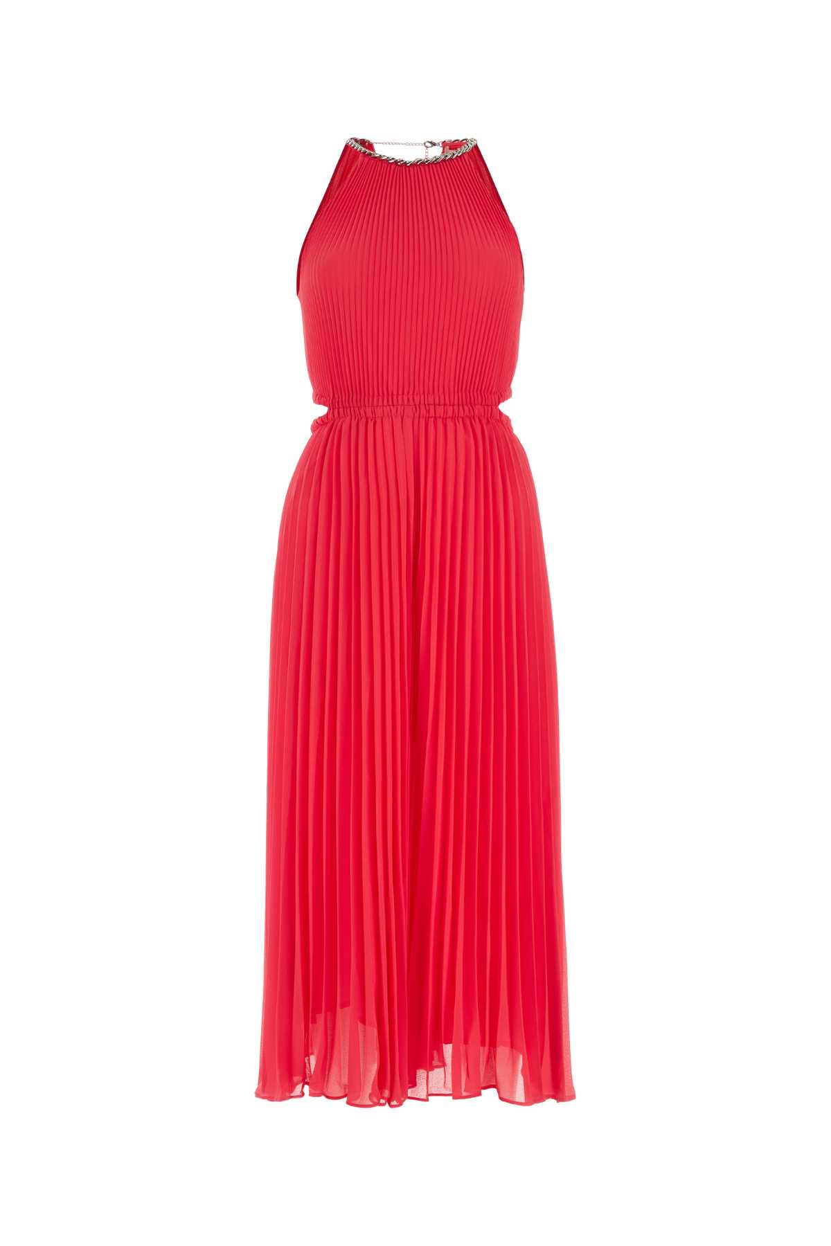 Coral Polyester Dress