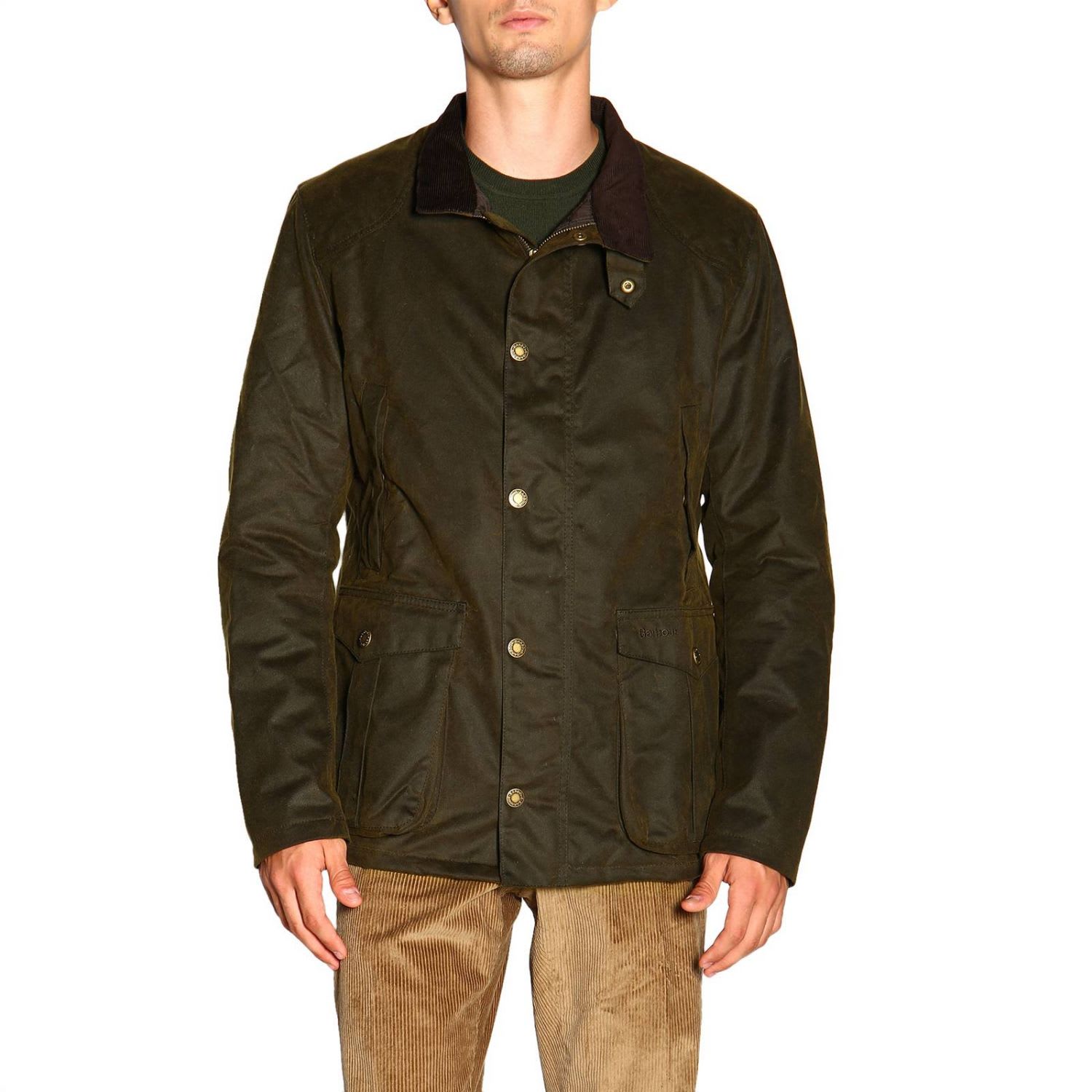 barbour khaki jacket mens