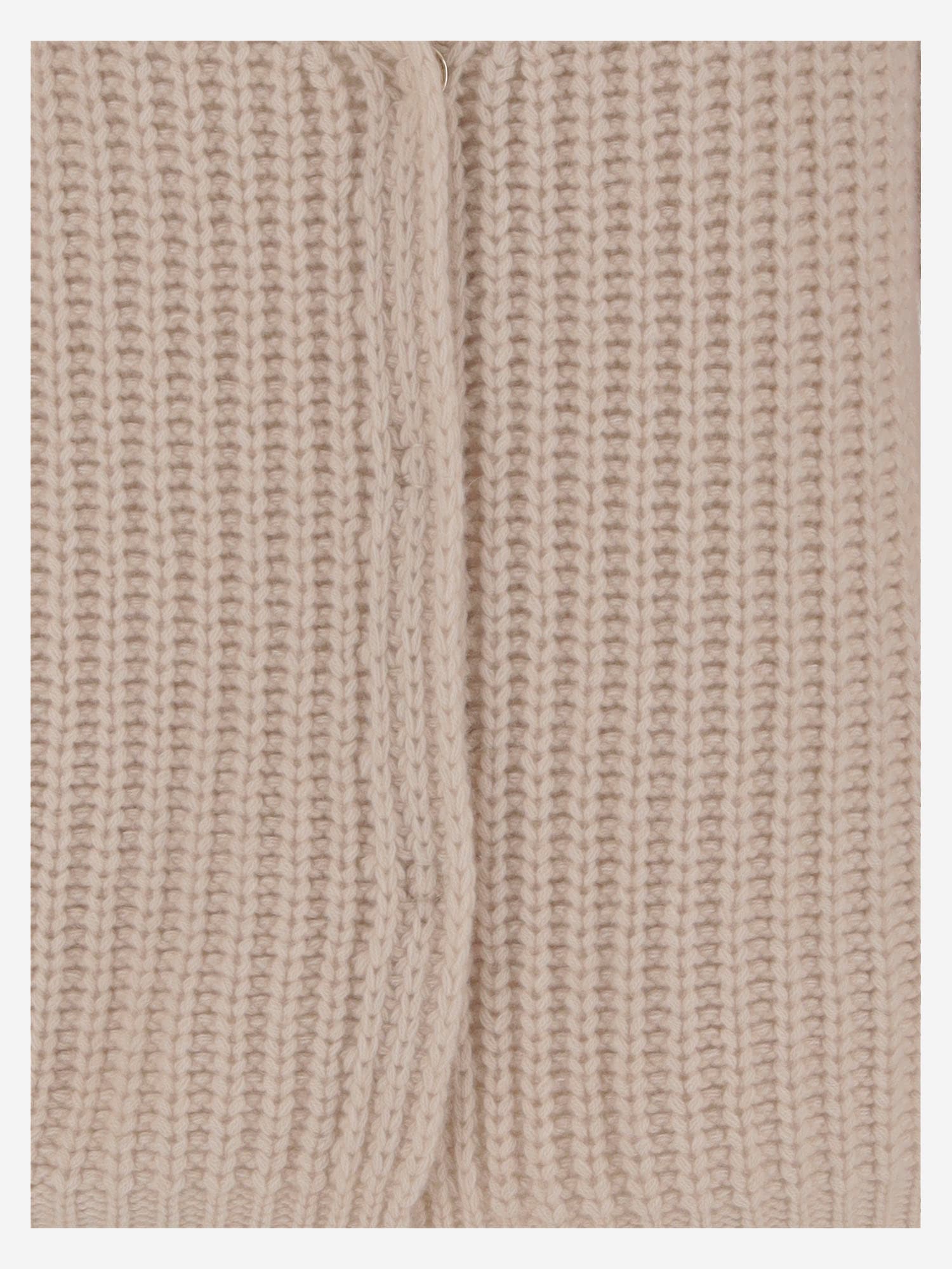 Bruno Manetti Long-sleeved Knitted Cardigan In Beige