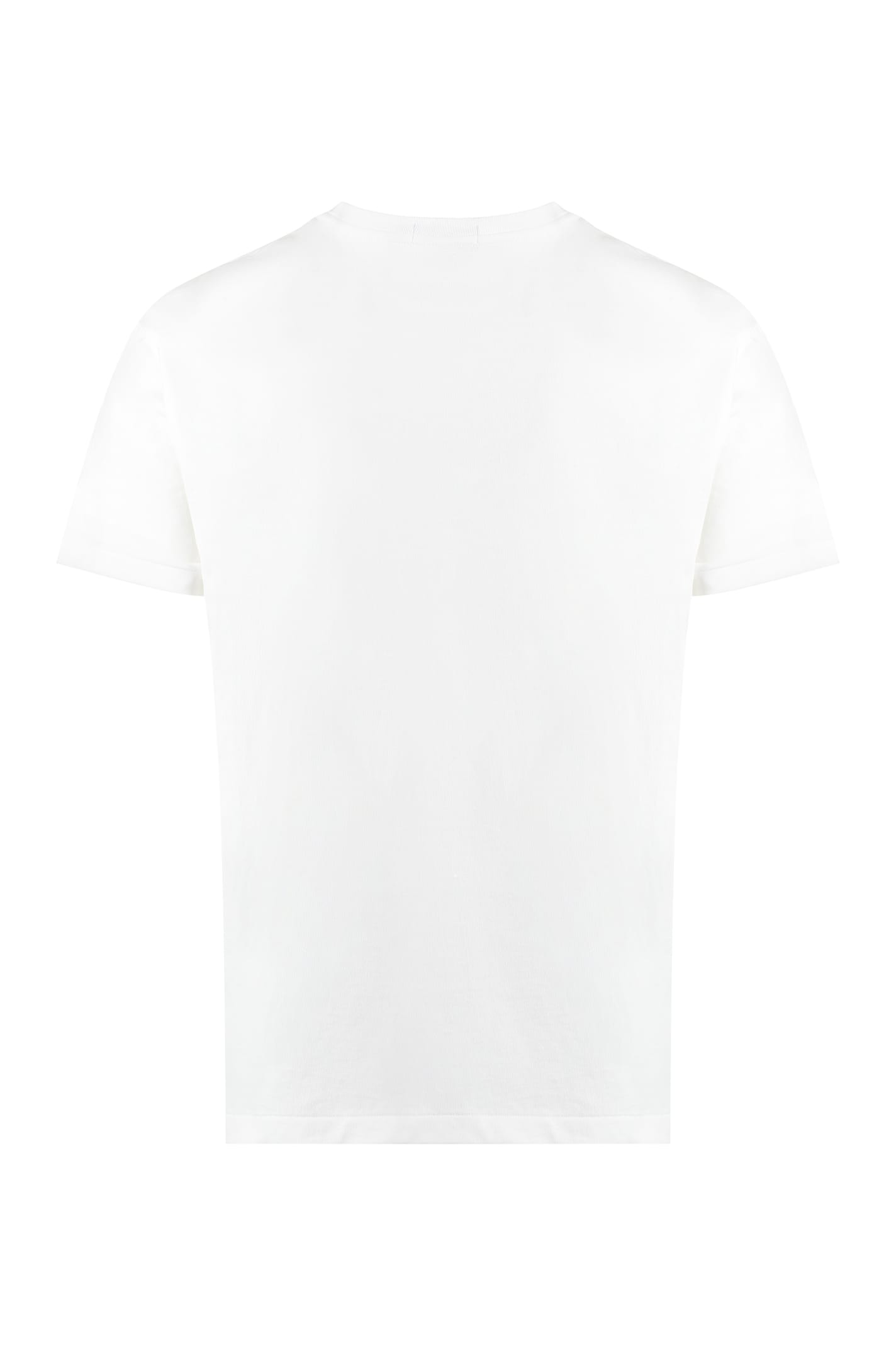 Shop Ralph Lauren Crew-neck Cotton T-shirt In White