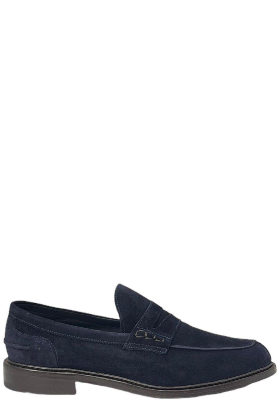 Shop Tricker's Slip-on Loafers Trickers In Blue