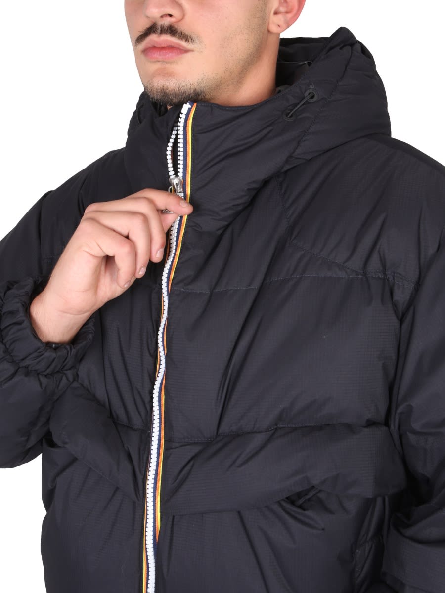 Shop K-way Clauden 2.1 Amiable Padded Jacket In Black
