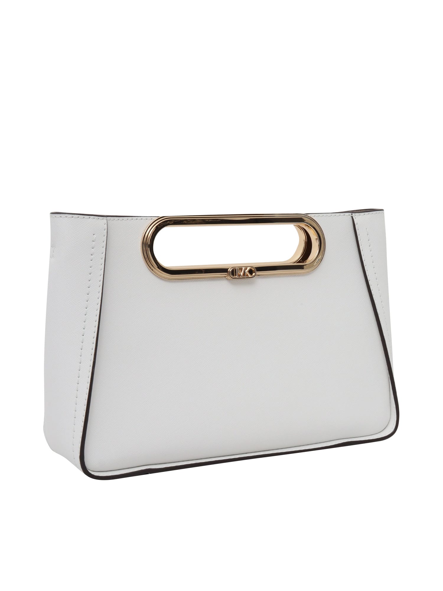 Michael Kors Large Chelsea Convertible Bag In White