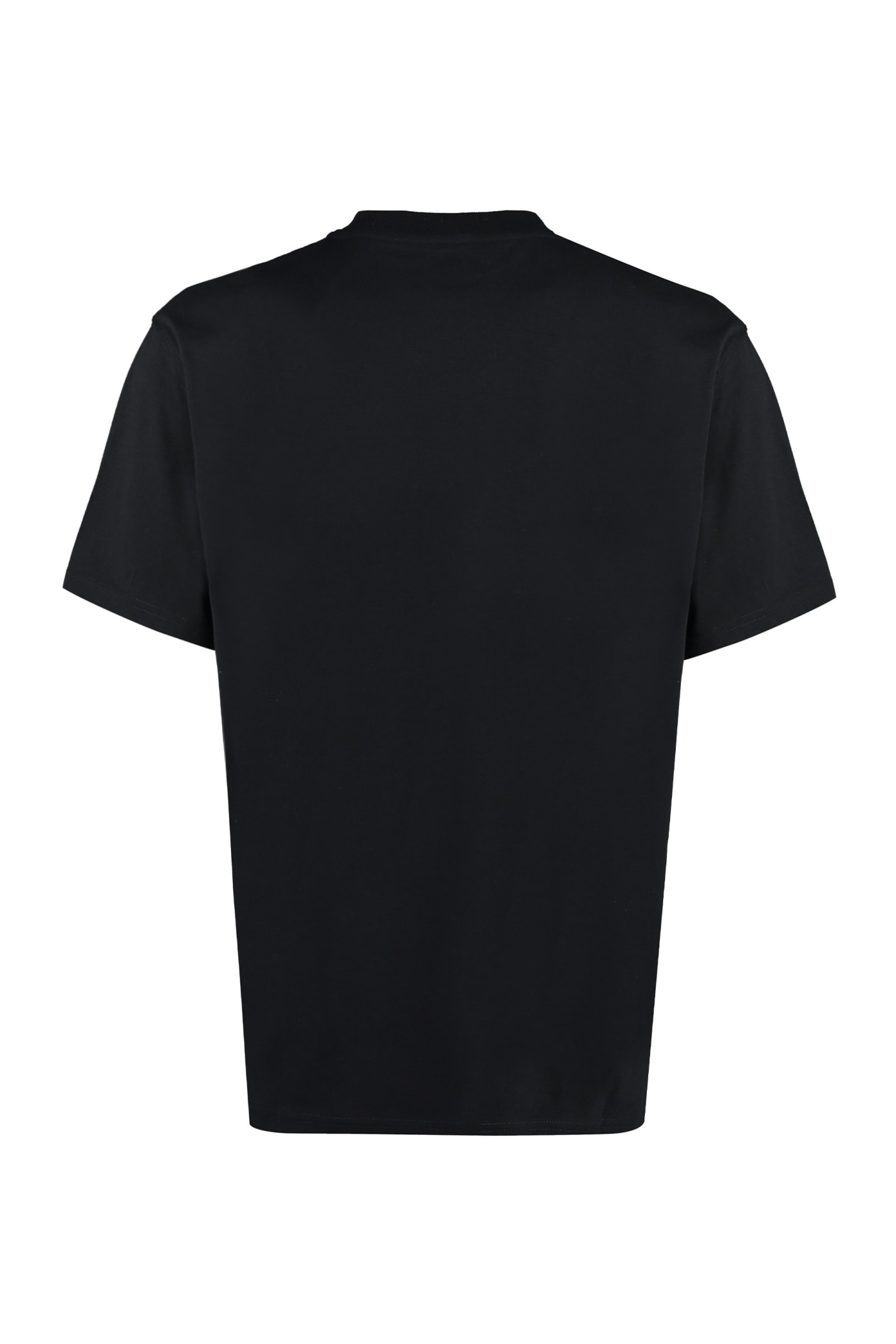 Shop Dickies Cotton Crew-neck T-shirt In Nero