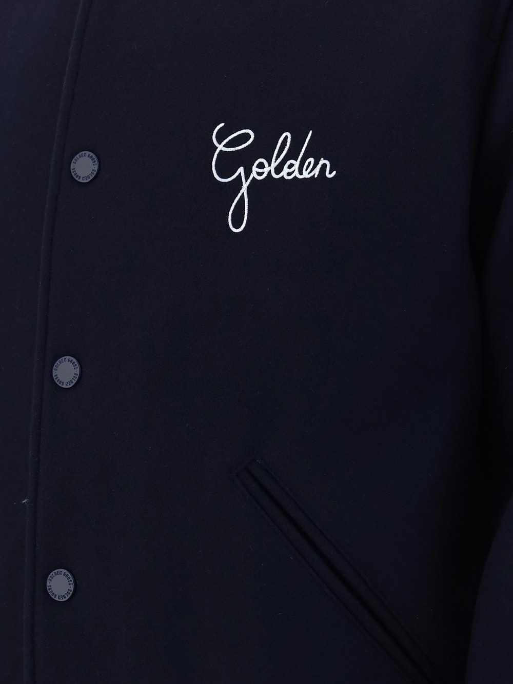 Shop Golden Goose Golden Jacket In Blue