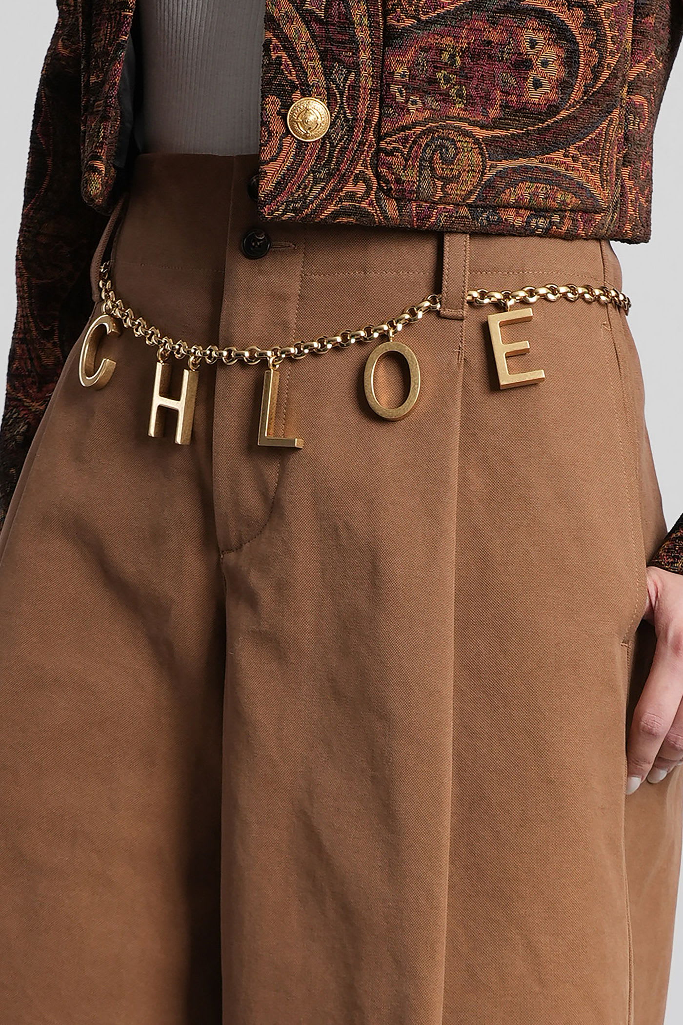 Chloé Belts In Gold Brass In Gold