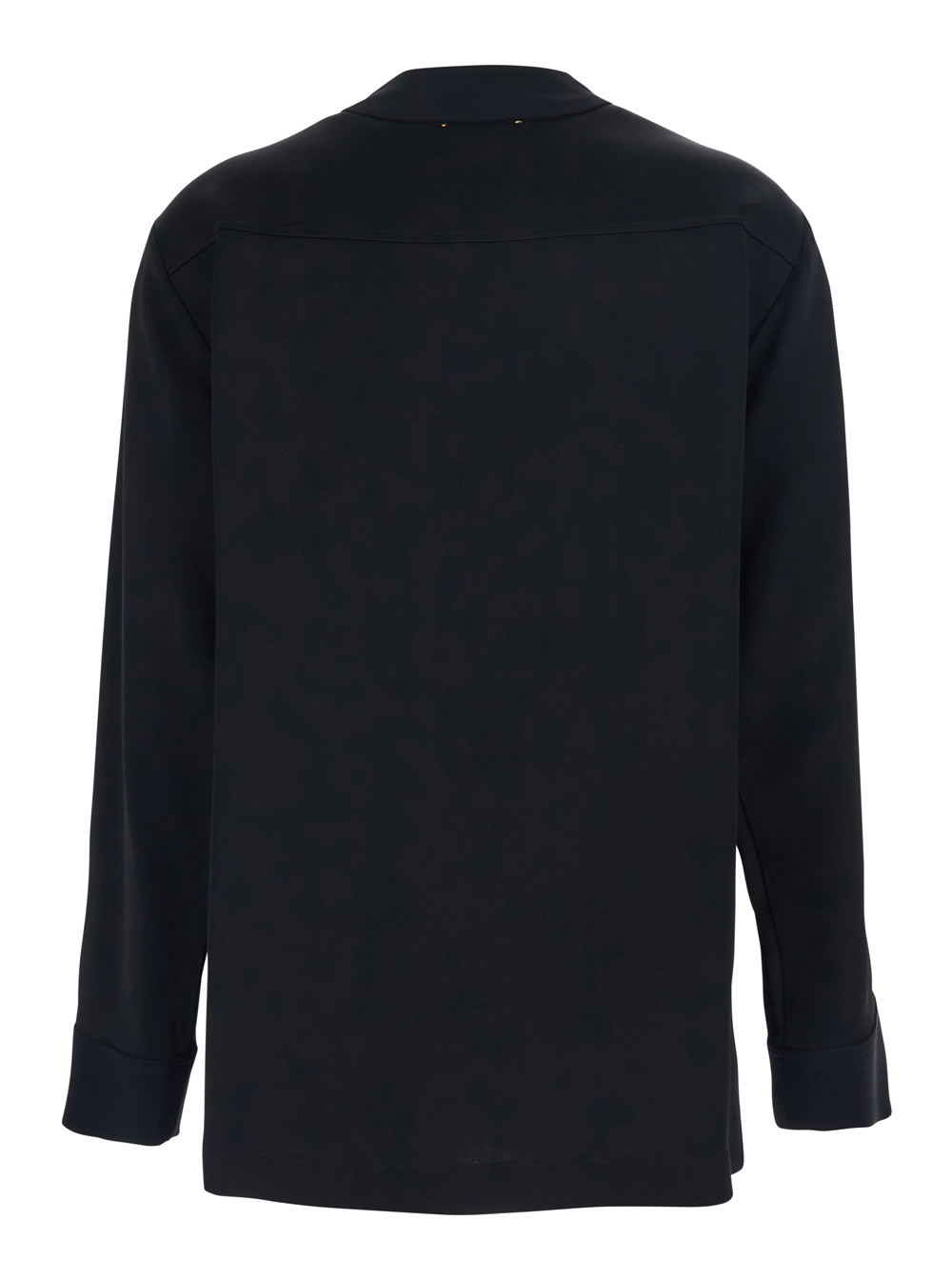 Forte Forte Envers Satin Saharienne Jacket In Black