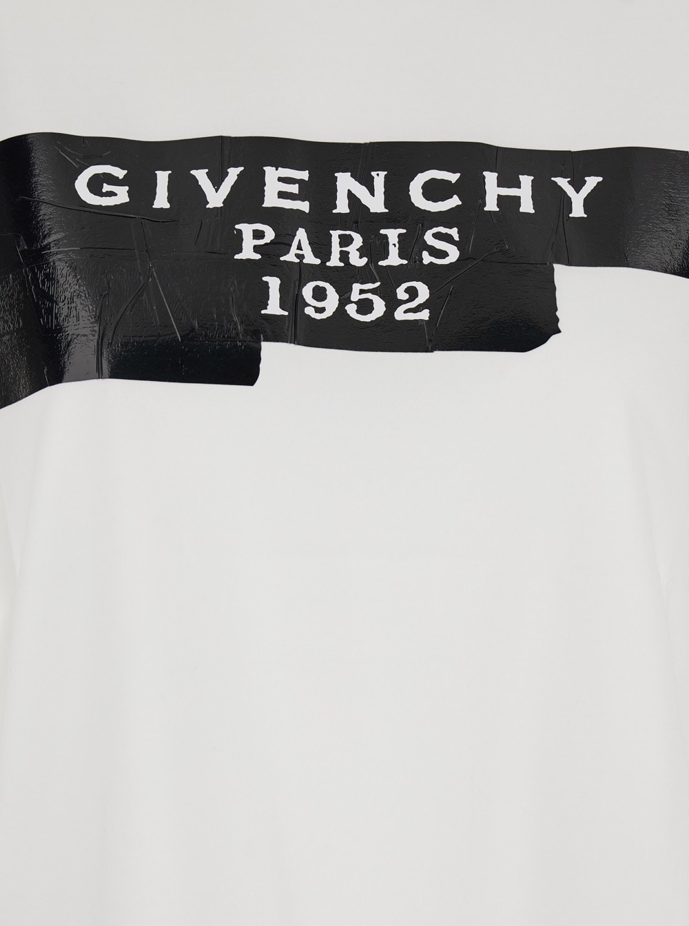 Givenchy White T-shirt With Lettering Logo On The Front In Cotton Woman In White