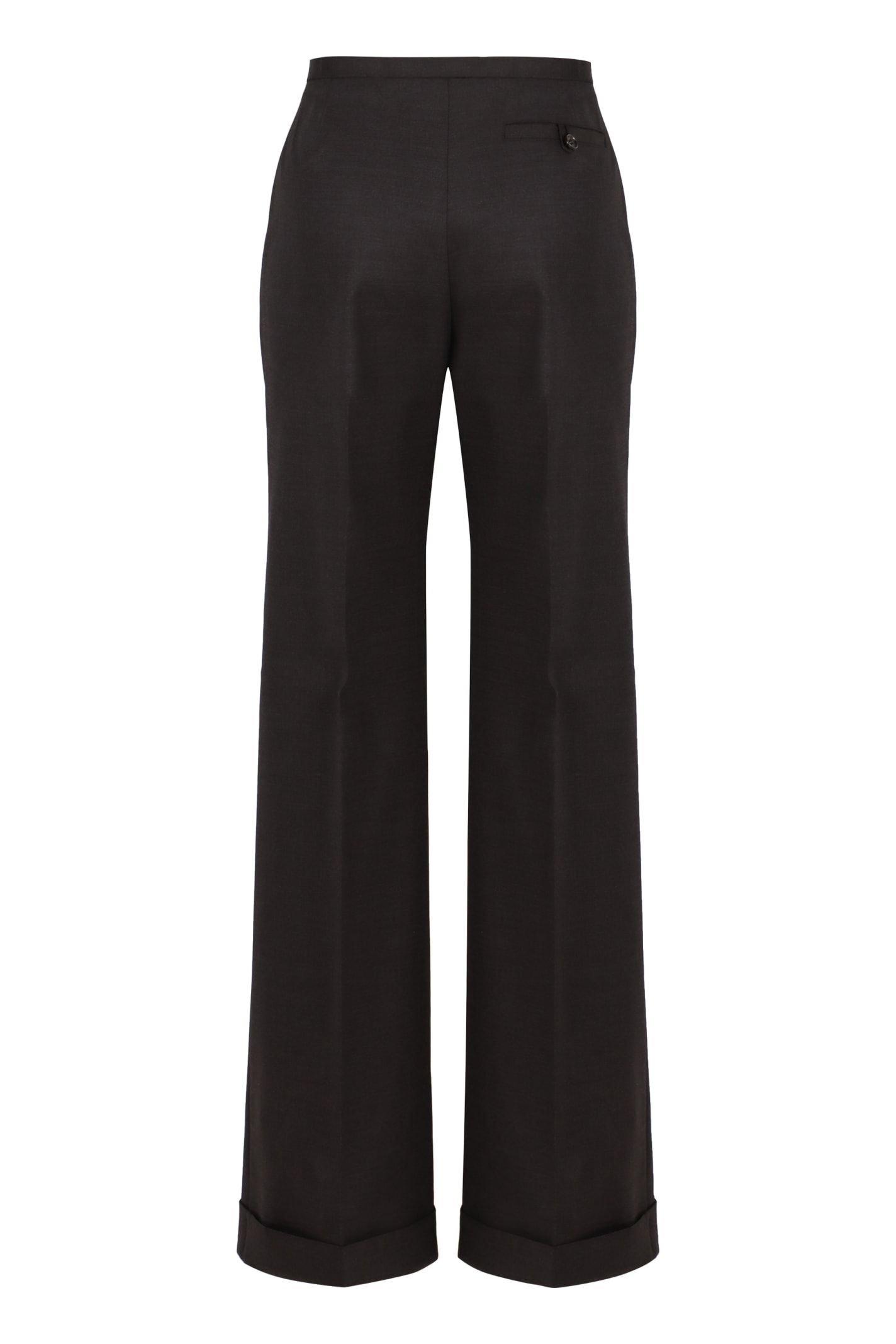 Shop Philosophy Di Lorenzo Serafini Flared Trousers In Grey