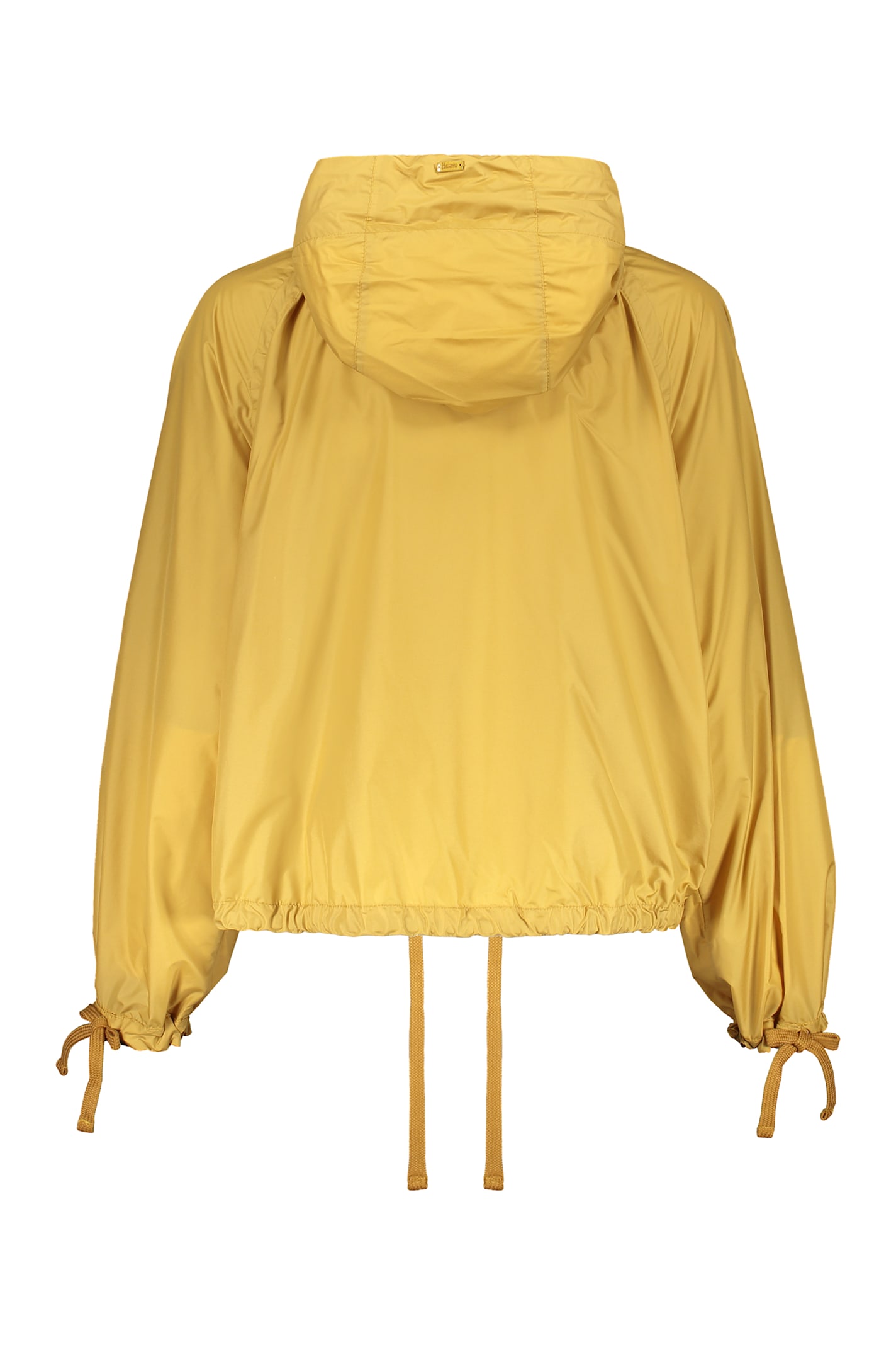 Herno Techno Fabric Jacket In Mustard