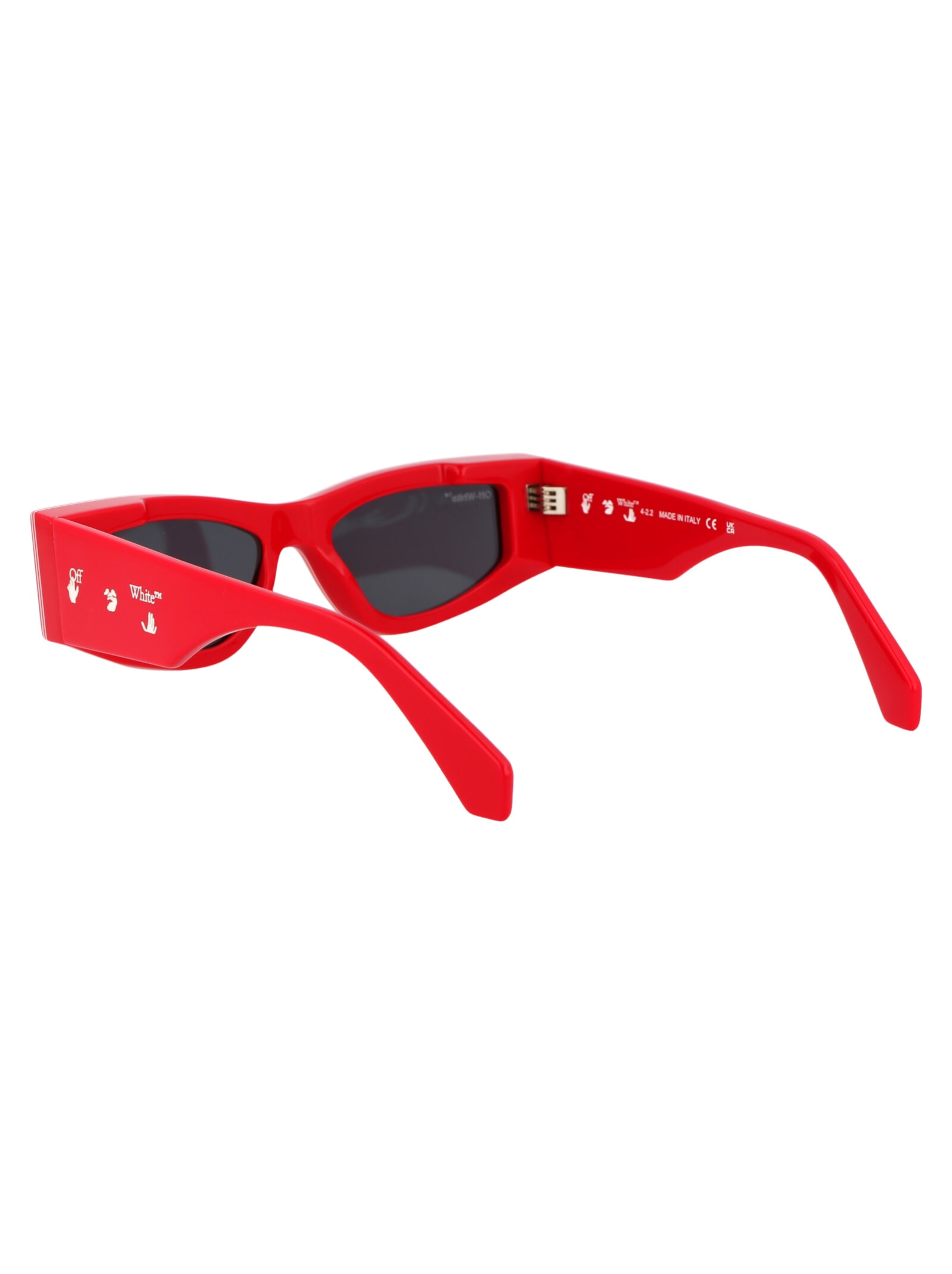 Off-white Andy Rectangular-frame Sunglasses In 2507 Red