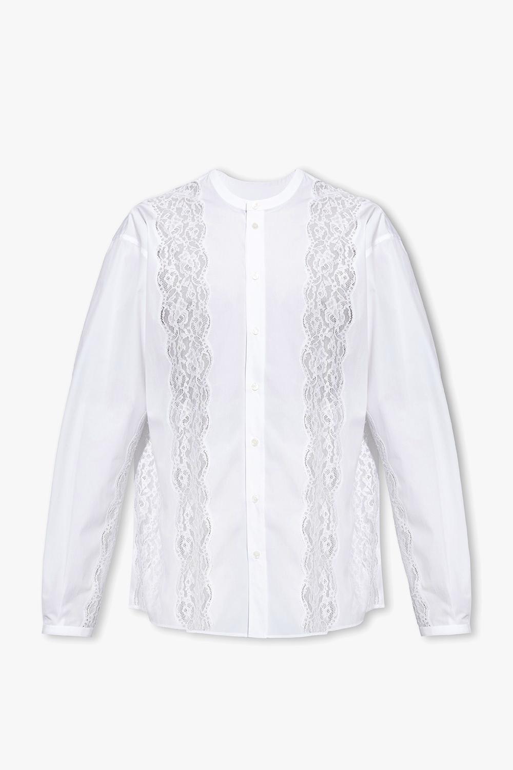 Dolce & Gabbana Lace-trimmed Shirt