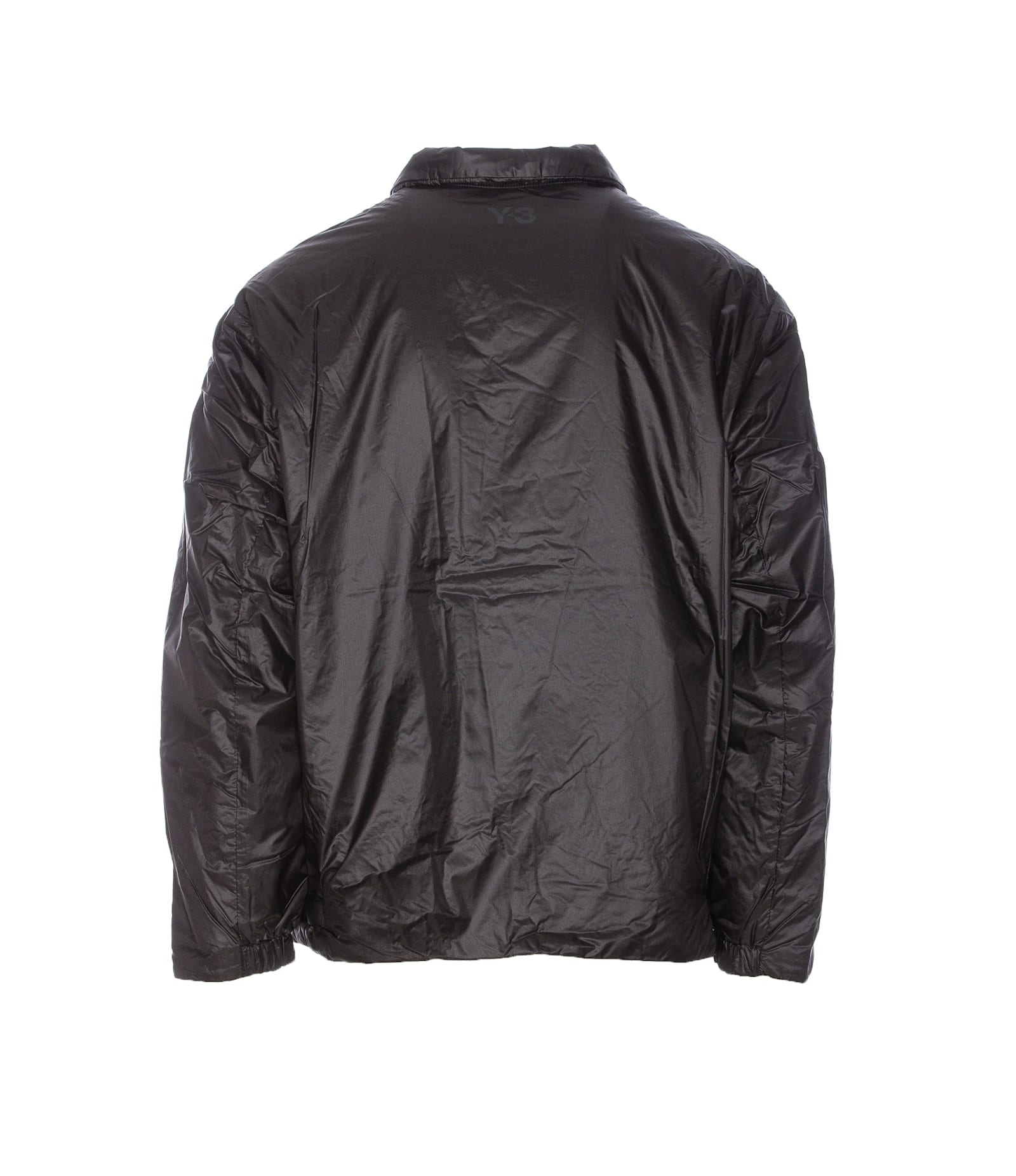 Shop Y-3 Logo Liner Light Down Jacket In Black