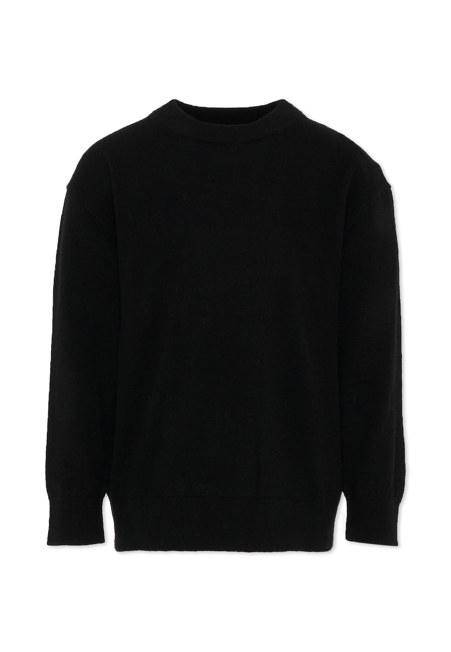 Zadig & Voltaire Black Sweater For Kids With Logo In Black