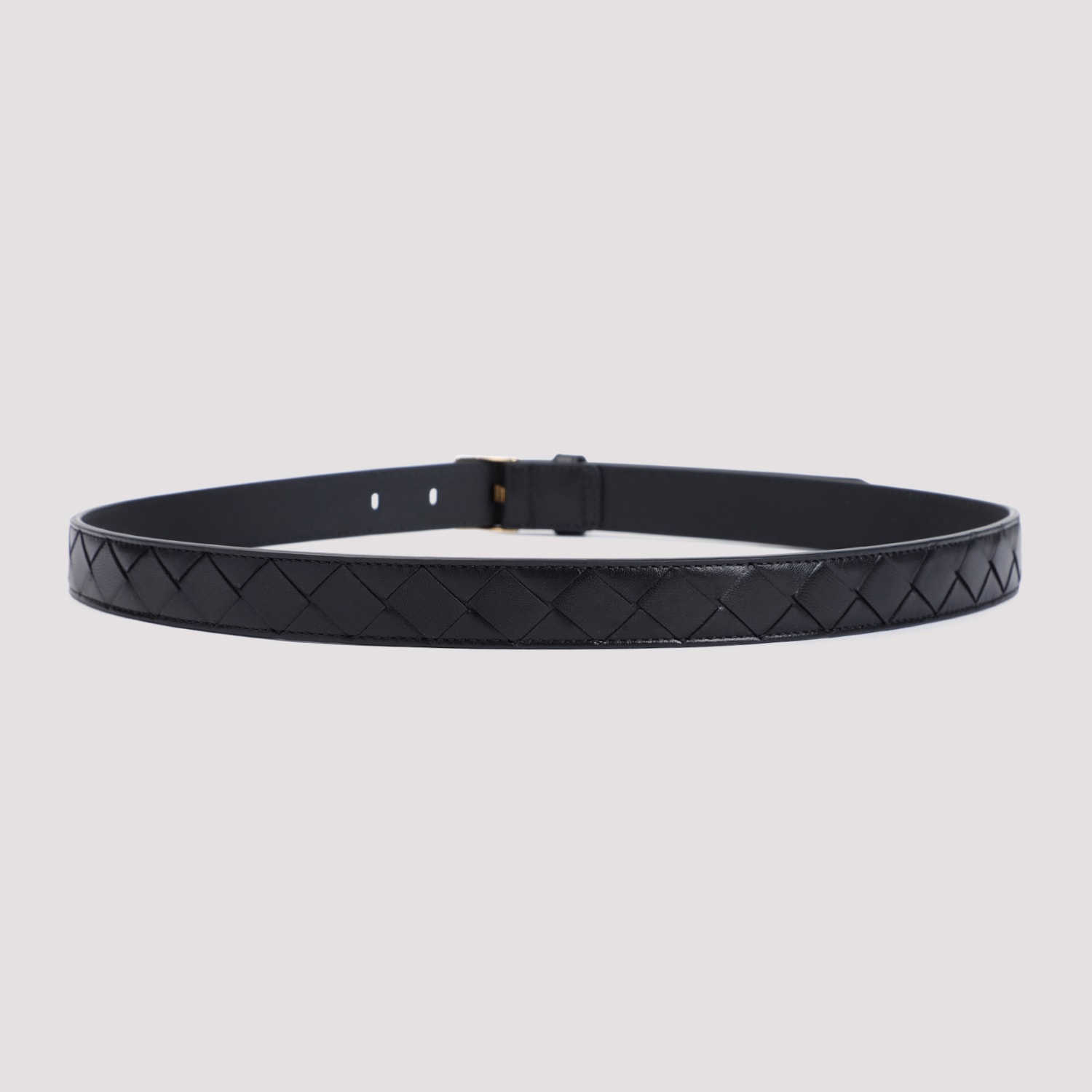 Shop Bottega Veneta Watch Belt In Black