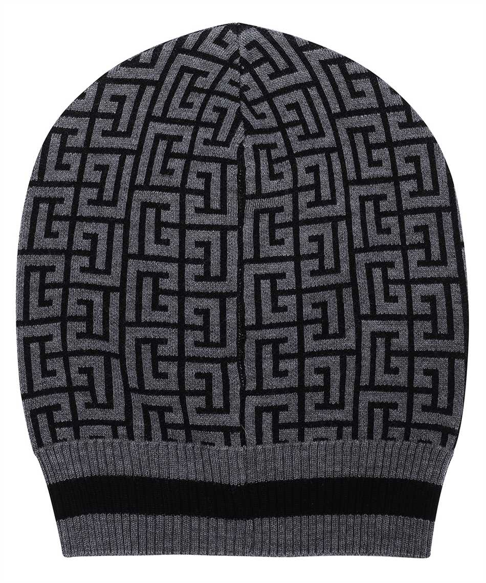 Shop Balmain Wool Hat In Black