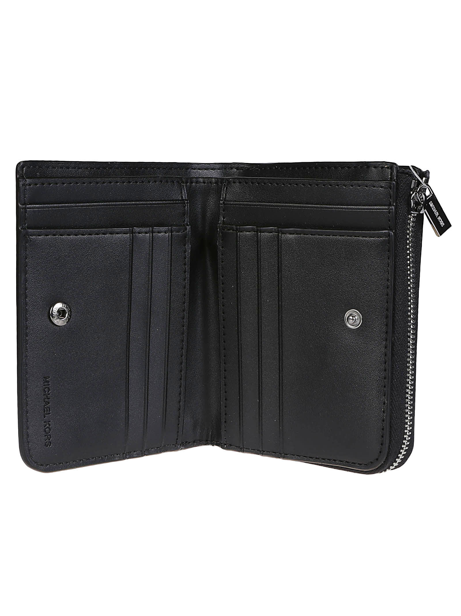 Shop Michael Kors Hudson Wallet In Black