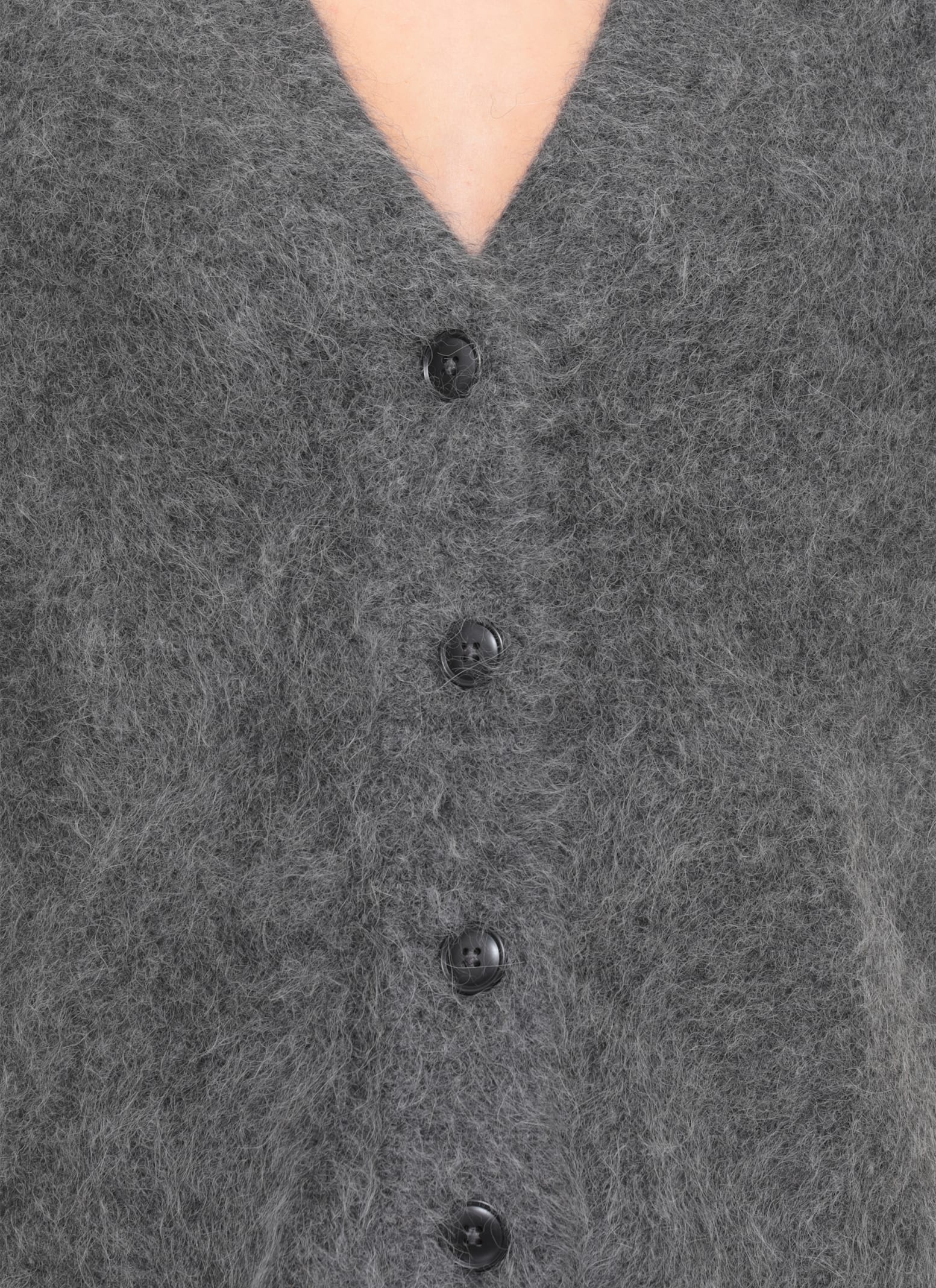 Loulou Studio Lynn Cardigan In Gray