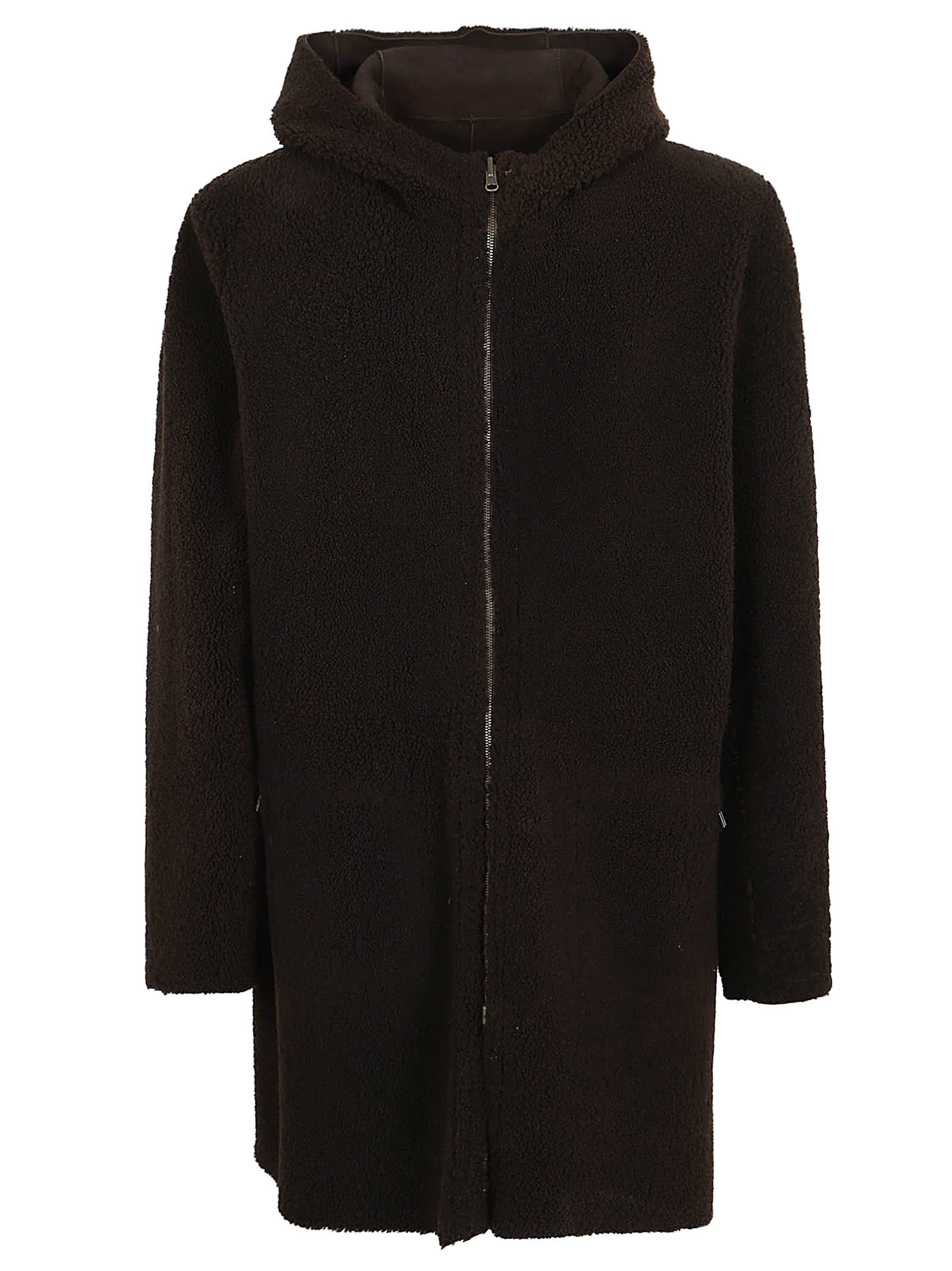 Shop Salvatore Santoro Coat In Dark Brown