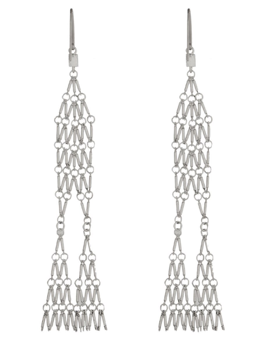 Isabel Marant Earrings Long Dangling Intricate Pattern