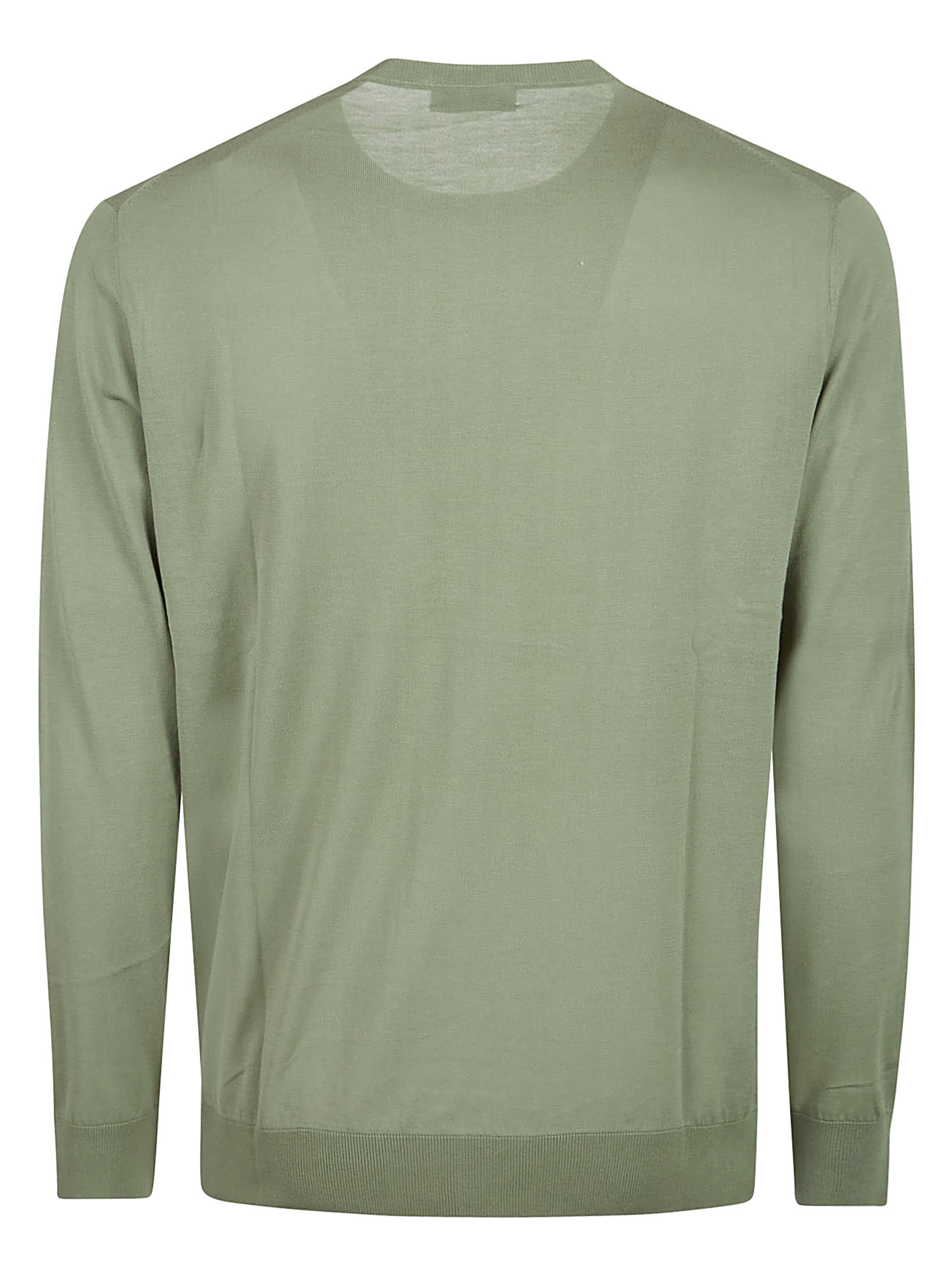 Ballantyne Plain Sweater In Sage