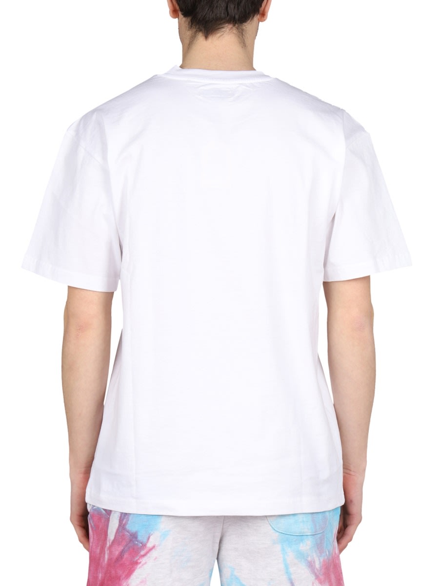 Shop Market Logo Print T-shirt In White