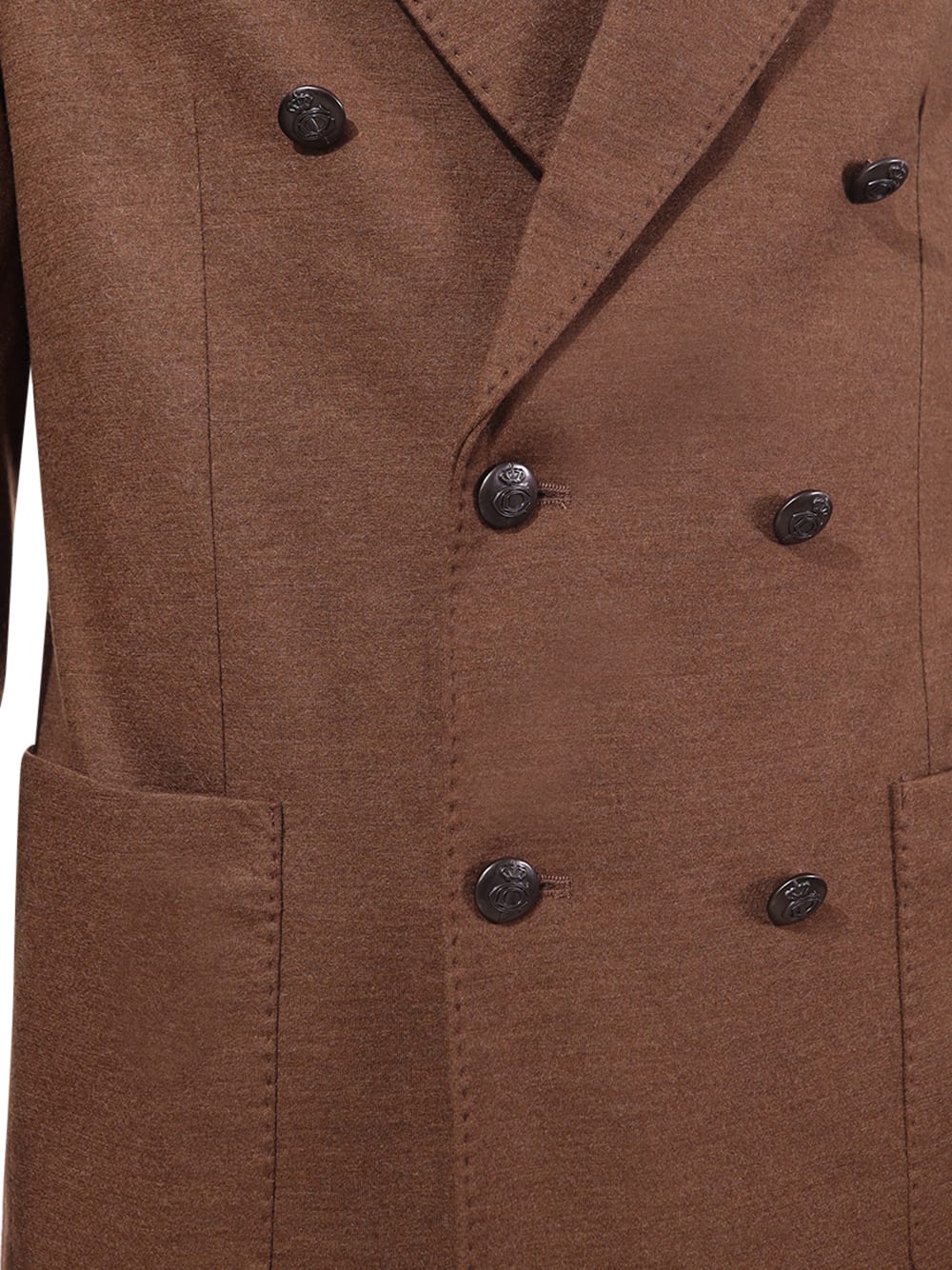 Shop Circolo 1901 Double-breasted Circolo Jacket In Argan