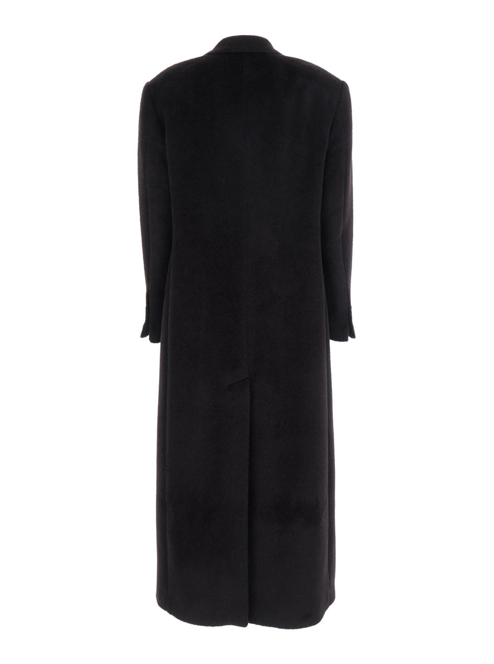 Tagliatore Double-breasted Cashmere Coat In Black