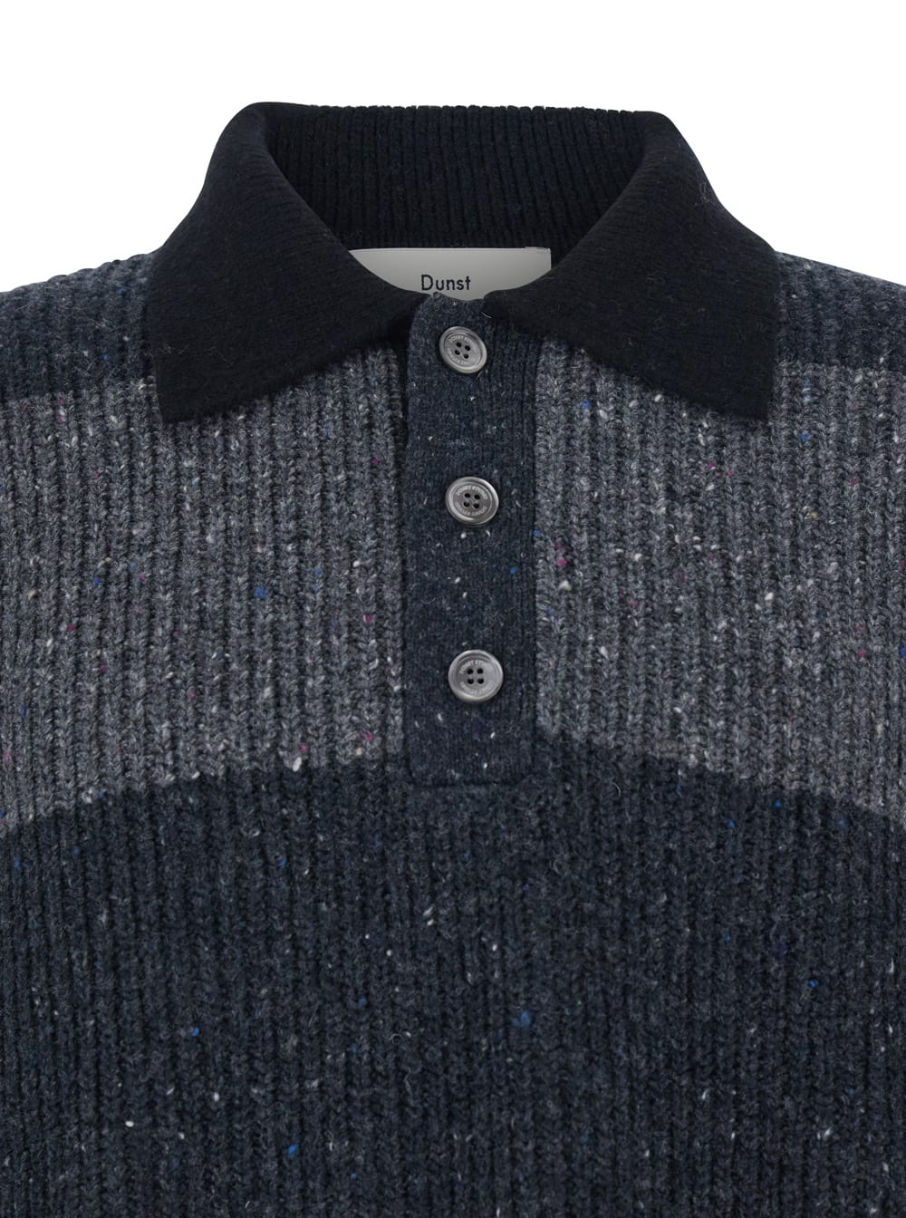 Dunst Unisex Chunky Rugby Sweater In Gray