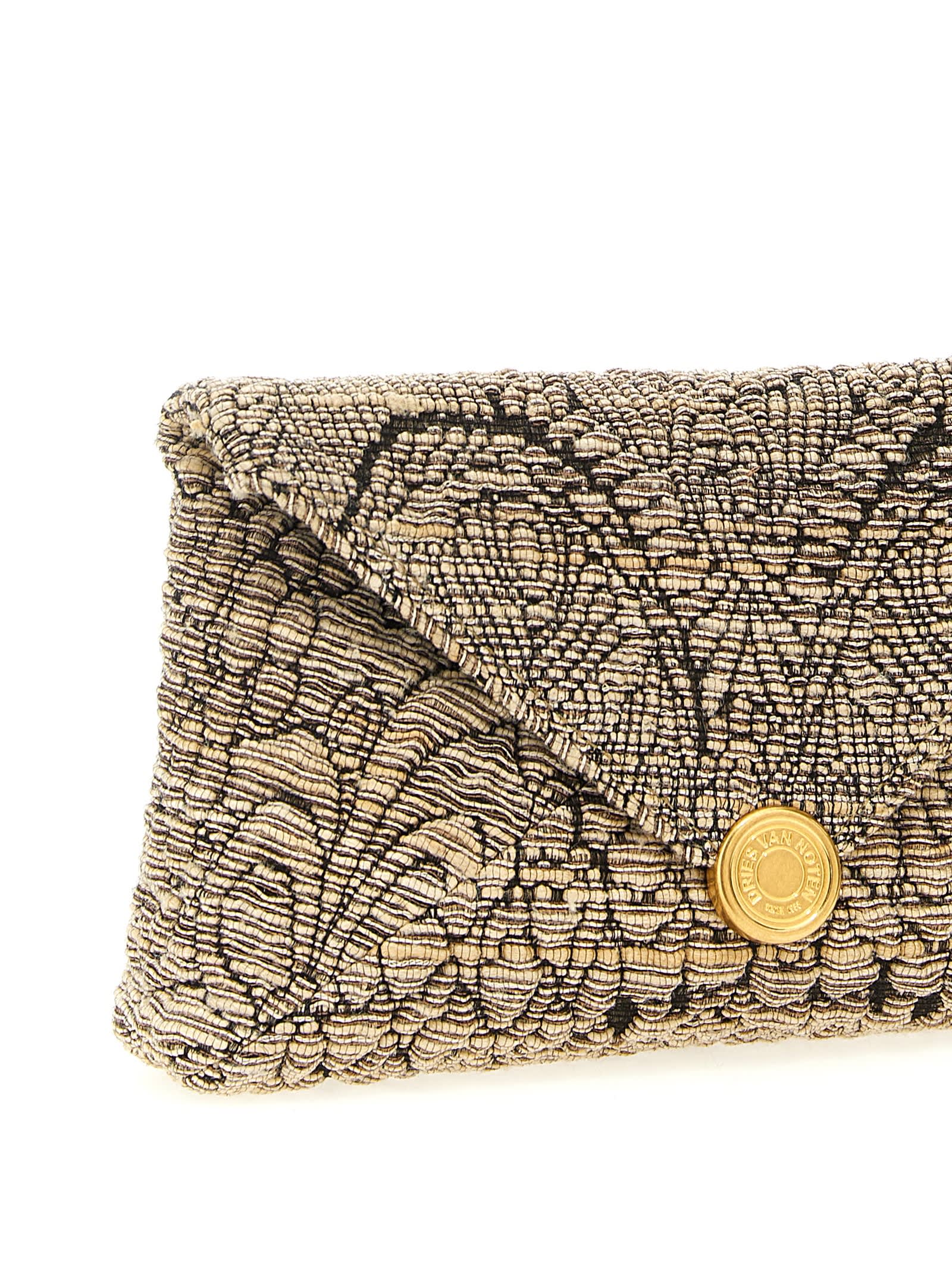 Shop Dries Van Noten Envelope Clutch Bag