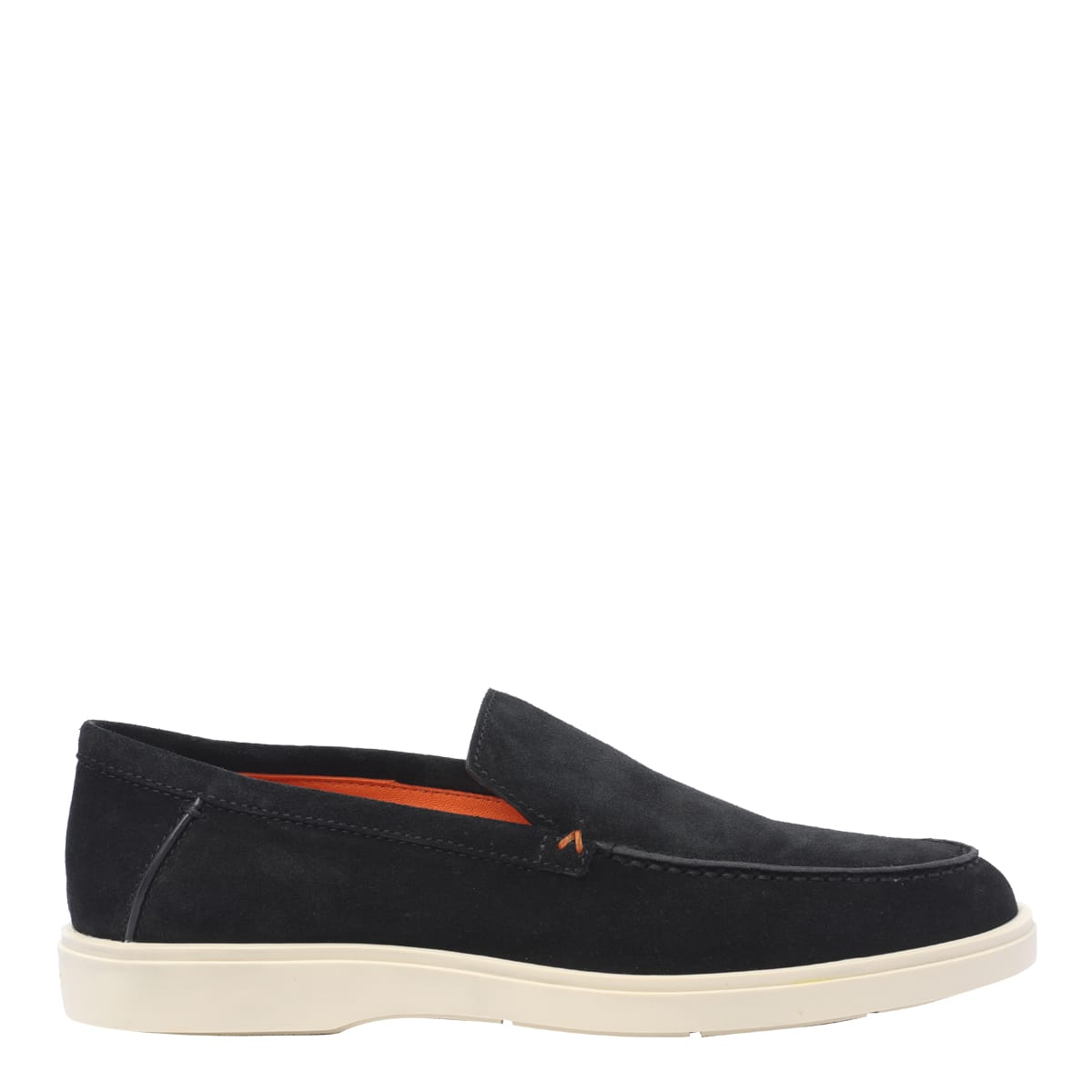 Shop Santoni Botanist Loafers In Black