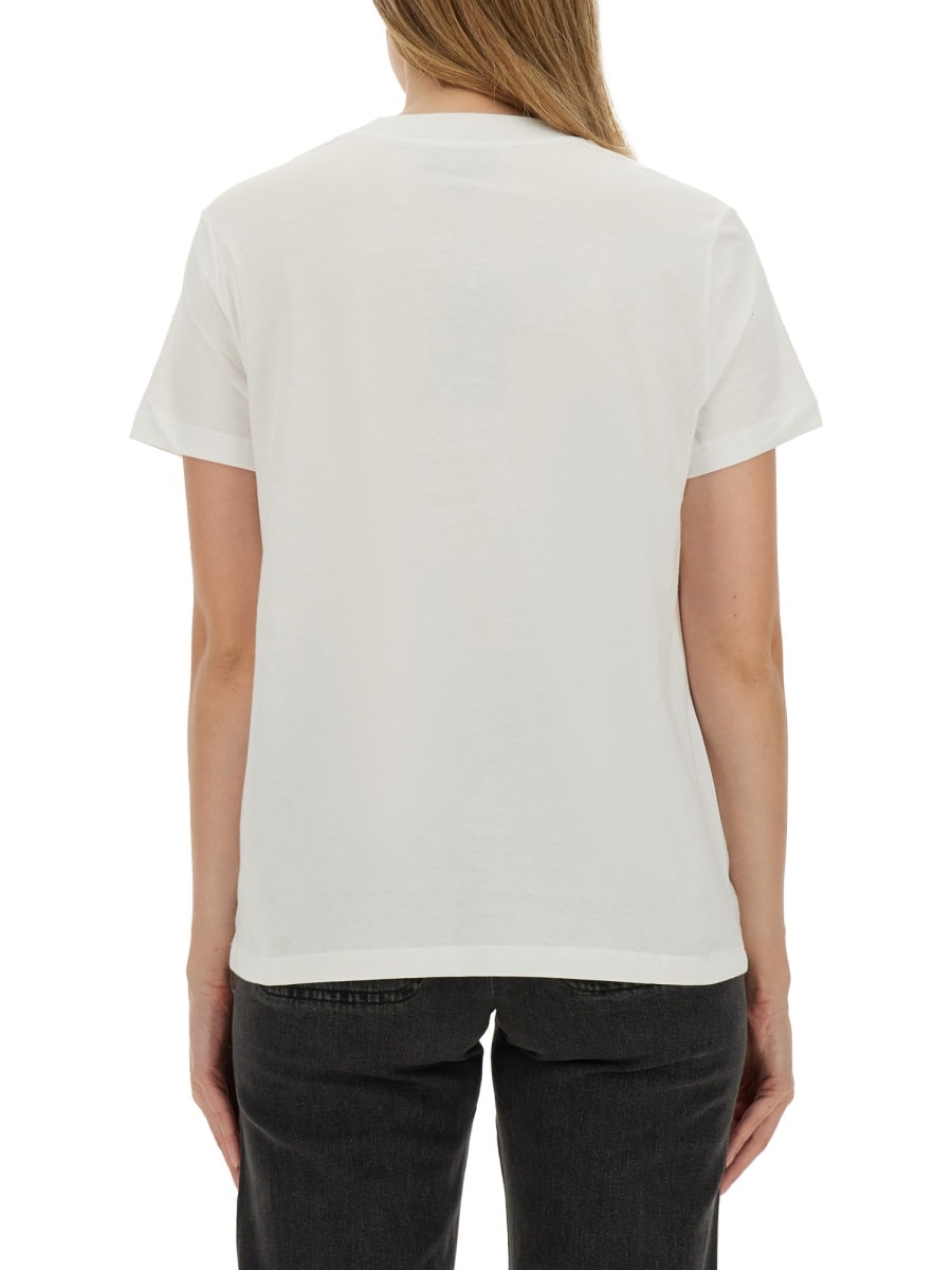 Shop Apc T-shirt With Logo In White