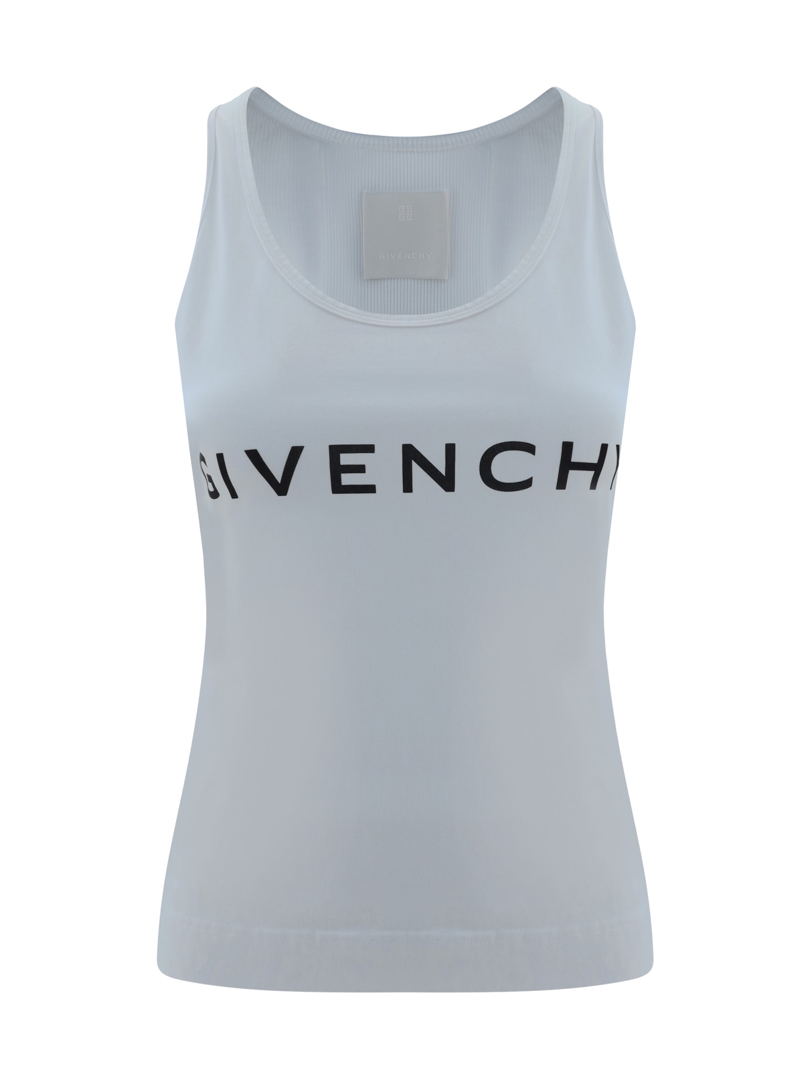 Shop Givenchy Top In White/black